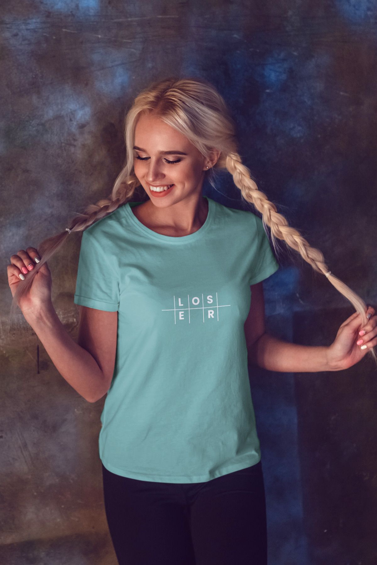 Decrift Loser %100 Pamuk Kadın T-Shirt