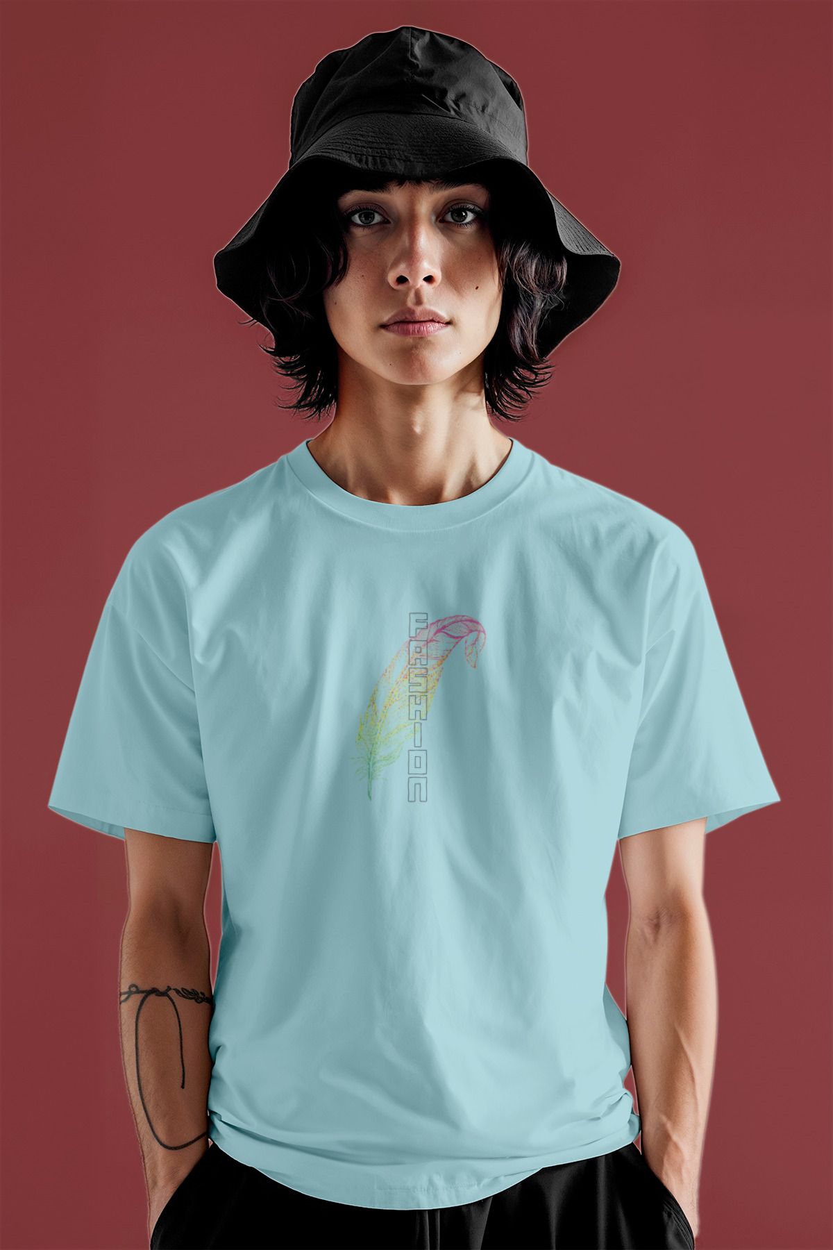 Decrift Fashion %100 Pamuk Kadın T-Shirt