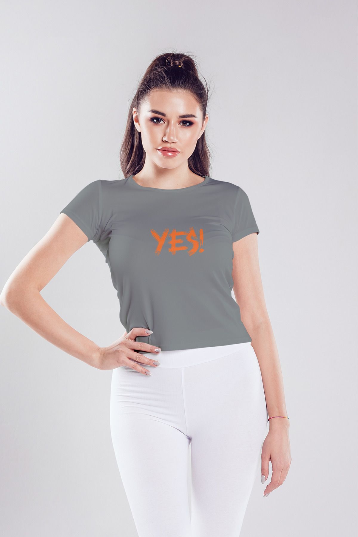 Decrift Yes %100 Pamuk Kadın T-Shirt