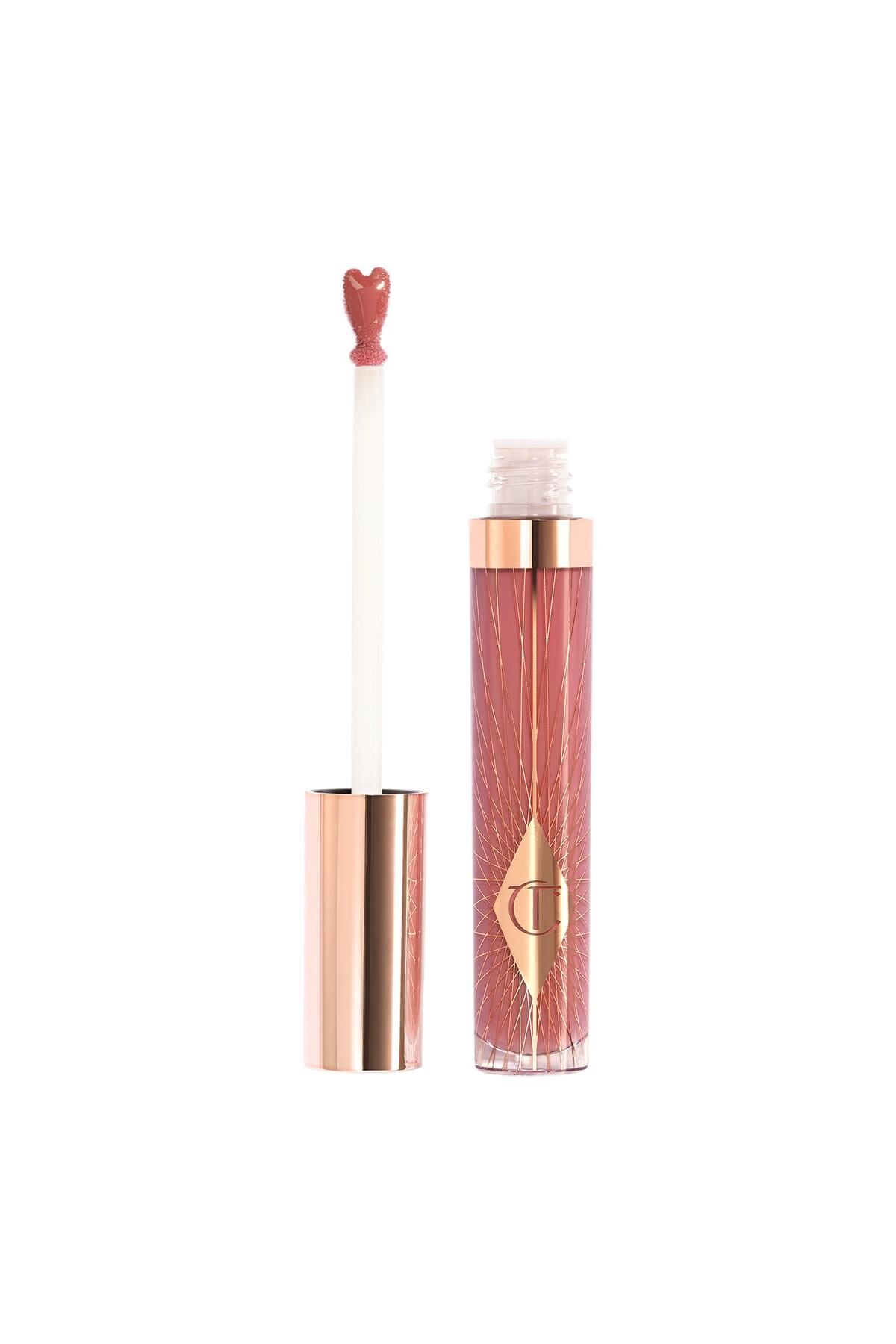 charlotte tilbury Collagen Lip Bath - Dolgunlaştırıcı Dudak Parlatıcısı Pillow Talk Medium (7,9 ml)