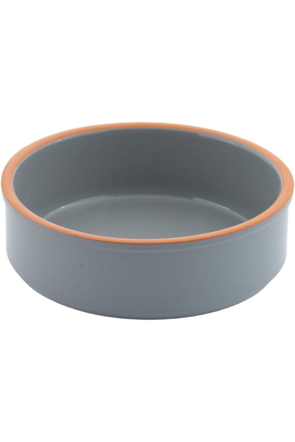 STOREMAX ELZ Iznik Toprak Güveç Ve Yoğurt Kasesi Tam Sırlı Çömlek 19x6cm (Gri) FRNTR 1127478