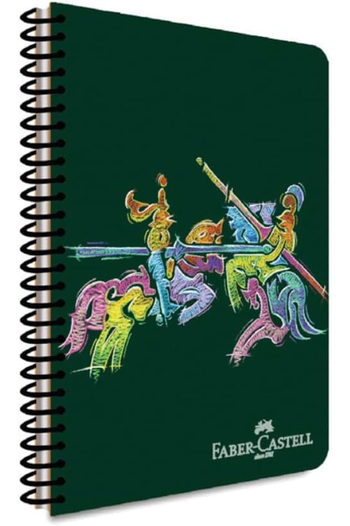 STOREMAX ELZ PP Kapak Knights Klasik Spiralli Defter 100 Yaprak Düz FRNTR 1127478