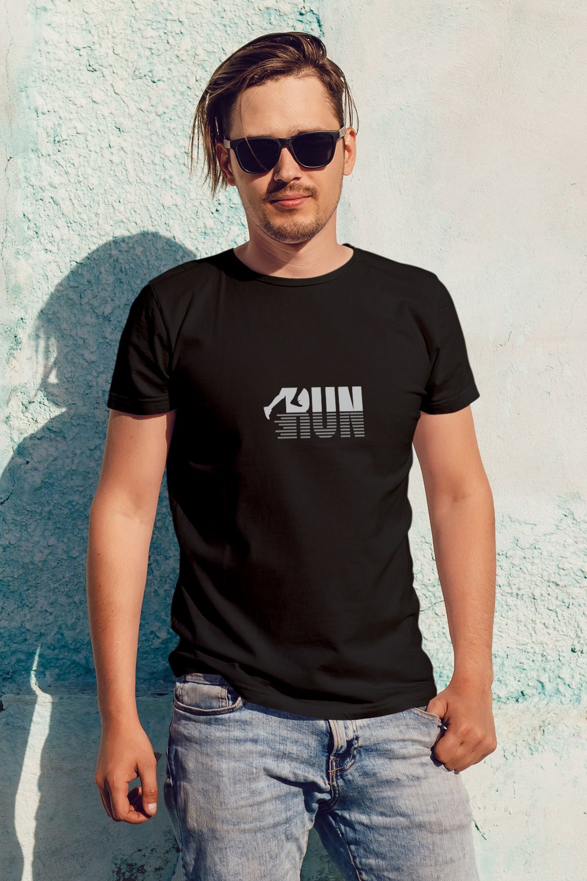 Decrift Run %100 Pamuk Erkek T-Shirt