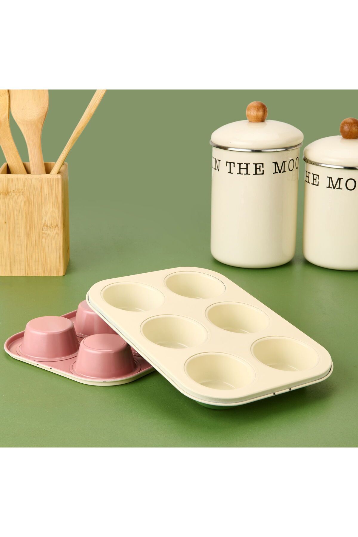ASPARTAM Houseware 6'lı Muffin Kalıbı - Asorti