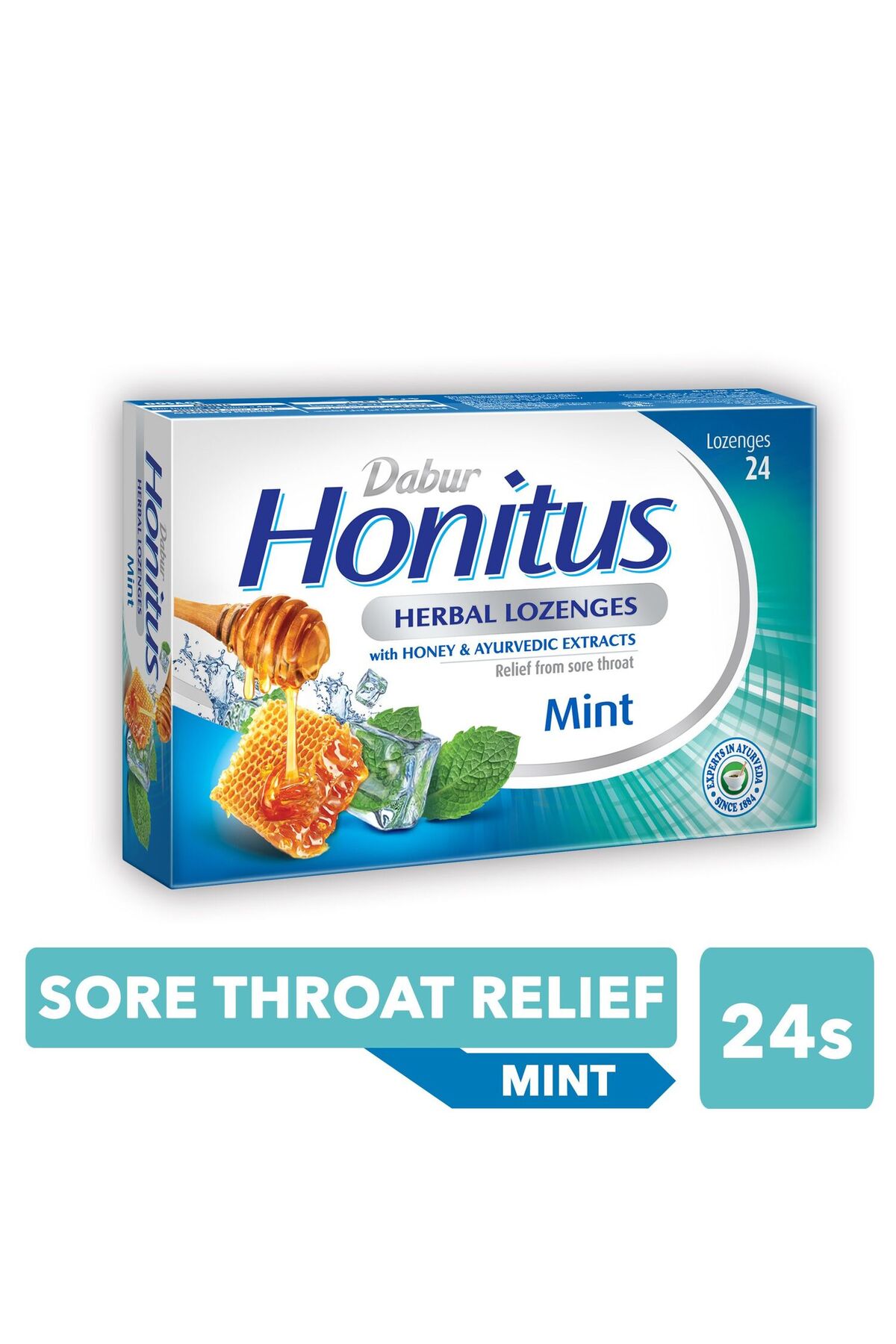 Dabur Honitus Herbal Lozenges Mint 24 pcs | Ayurvedic Cough & Throat Relief with Tulsi, Mulethi- Trendyol Dabur Honitus Herbal Lozenges Mint 24 pcs | Ayurvedic Cough & Throat Relief with Tulsi, Mulethi- Trendyol