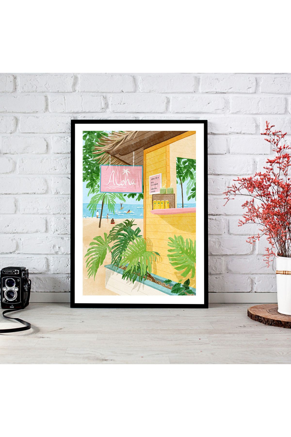 woodsia Ahşap MDF Poster Tablo Çerçevesiz MDF_TEK1506