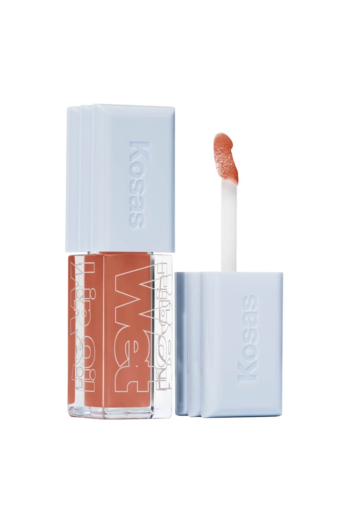 KOSAS Wet Lip Oil - Dolgunlaştırıcı Islak Dudak Yağı Bare (4,6 ml)