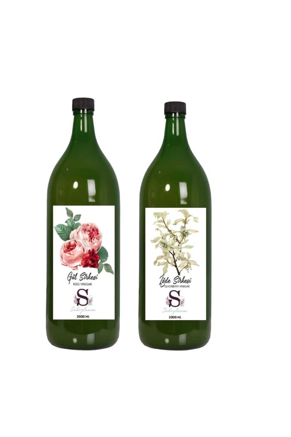 Süheylaana Doğal Gül Sirkesi 2000 Ml - Doğal İğde Sirkesi 2000 Ml