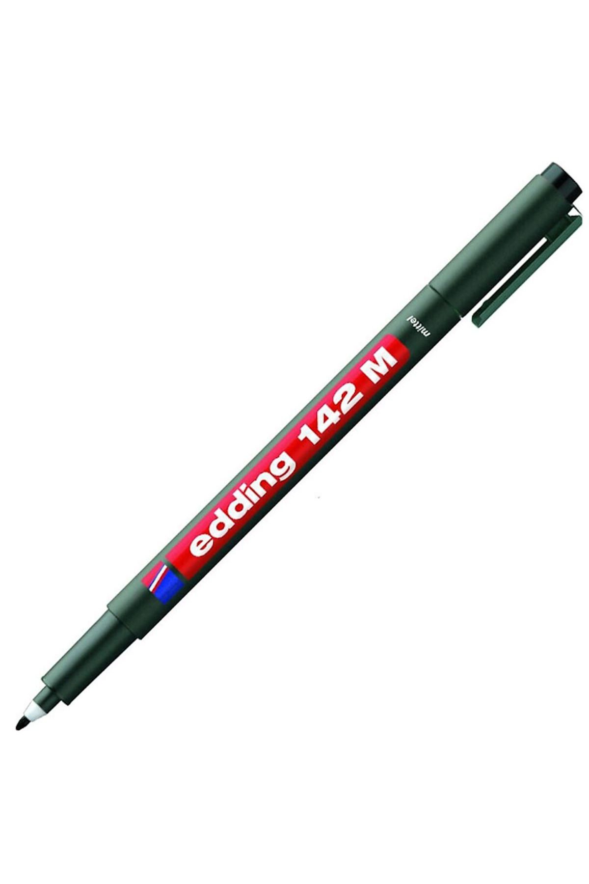 Edding ASETAT KALEMİ 142 M SİYAH 10 LU PAKET
