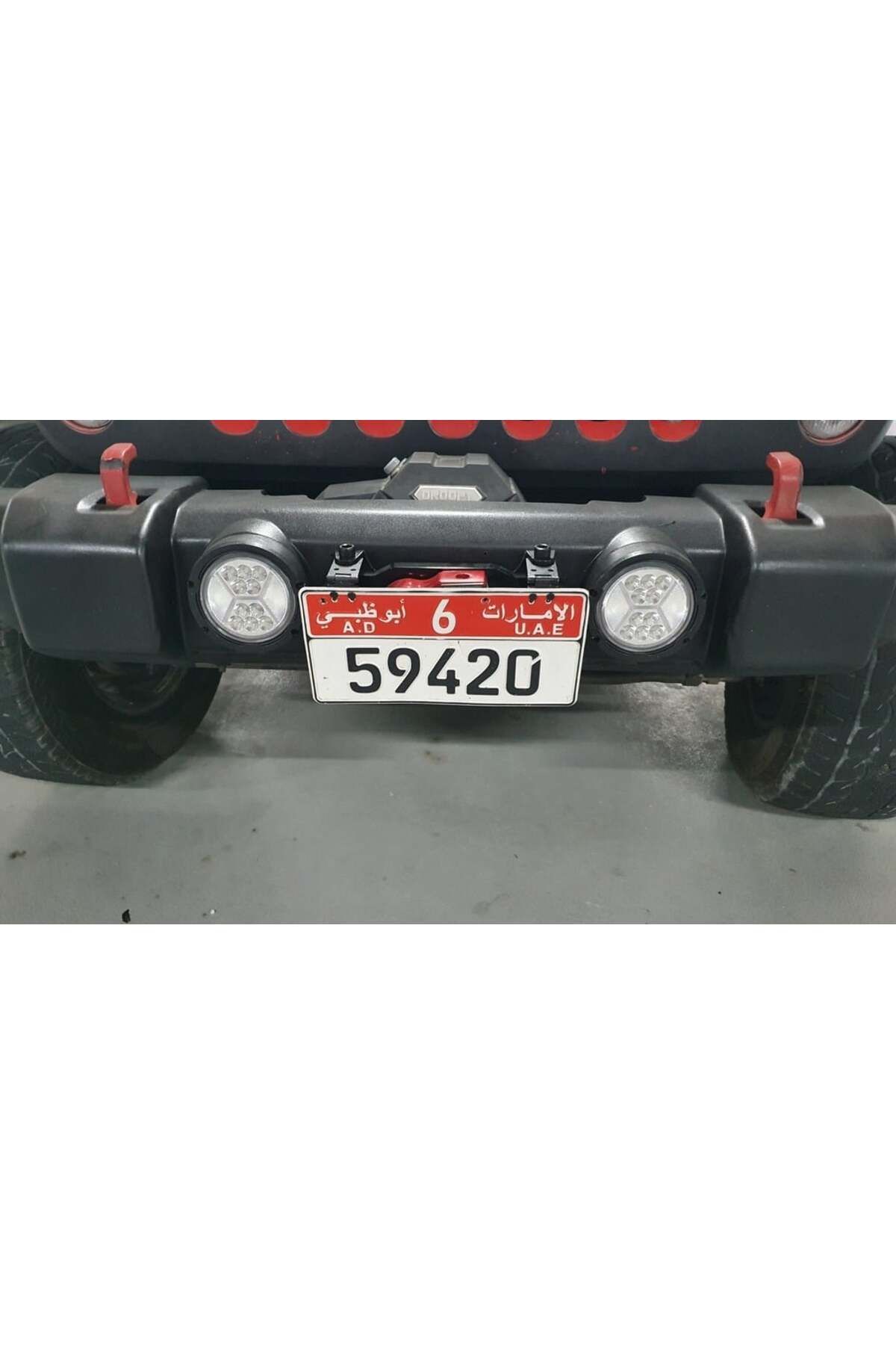 Lucest Jeep Wrangler sis lambası çevreliyor (Plastik Aparattır!!!)
