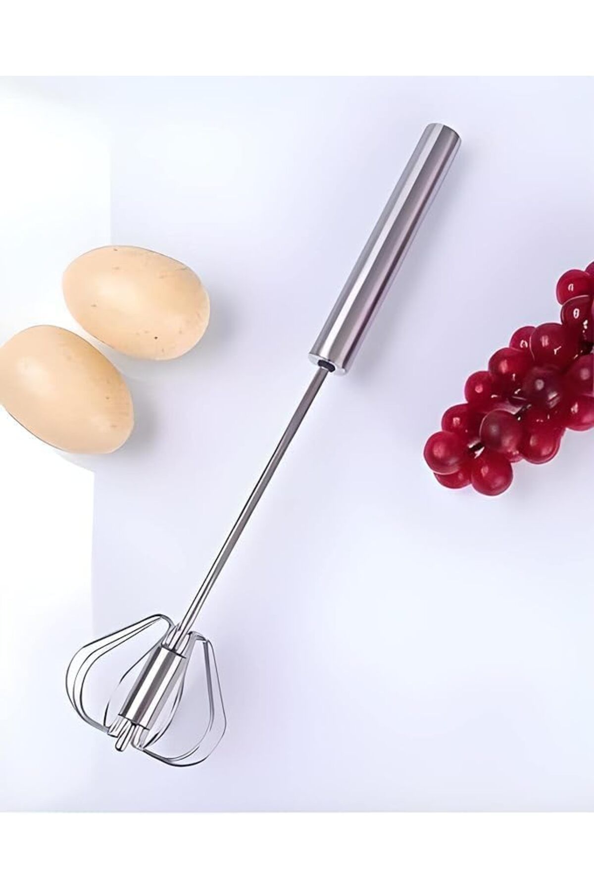 STOREMAX ELZ Home Buğ Tuğ Bas Çek Paslanmaz Çırpıcı Mikser Basmalı El Çırpıcısı FRNTR 1127478