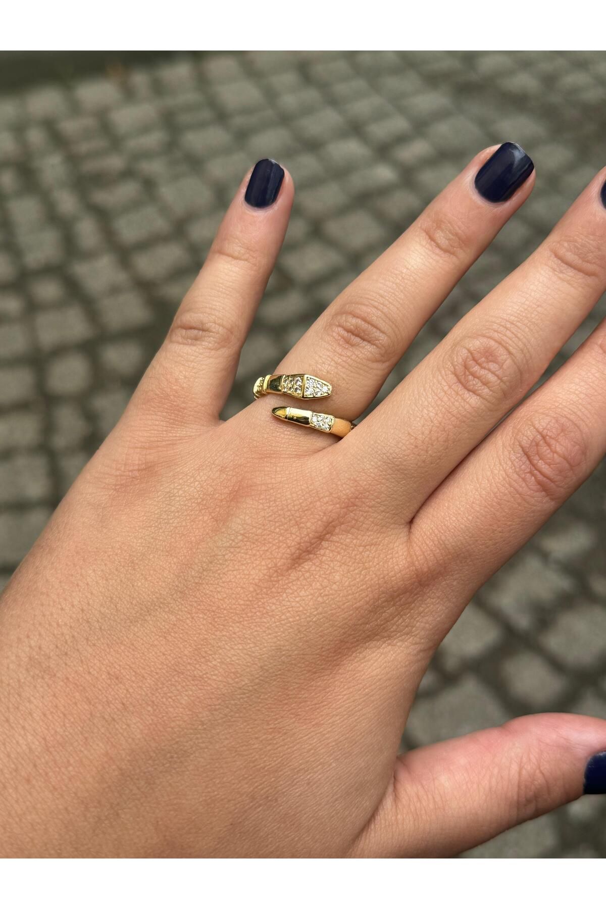 MODA Gold Snake Yüzük
