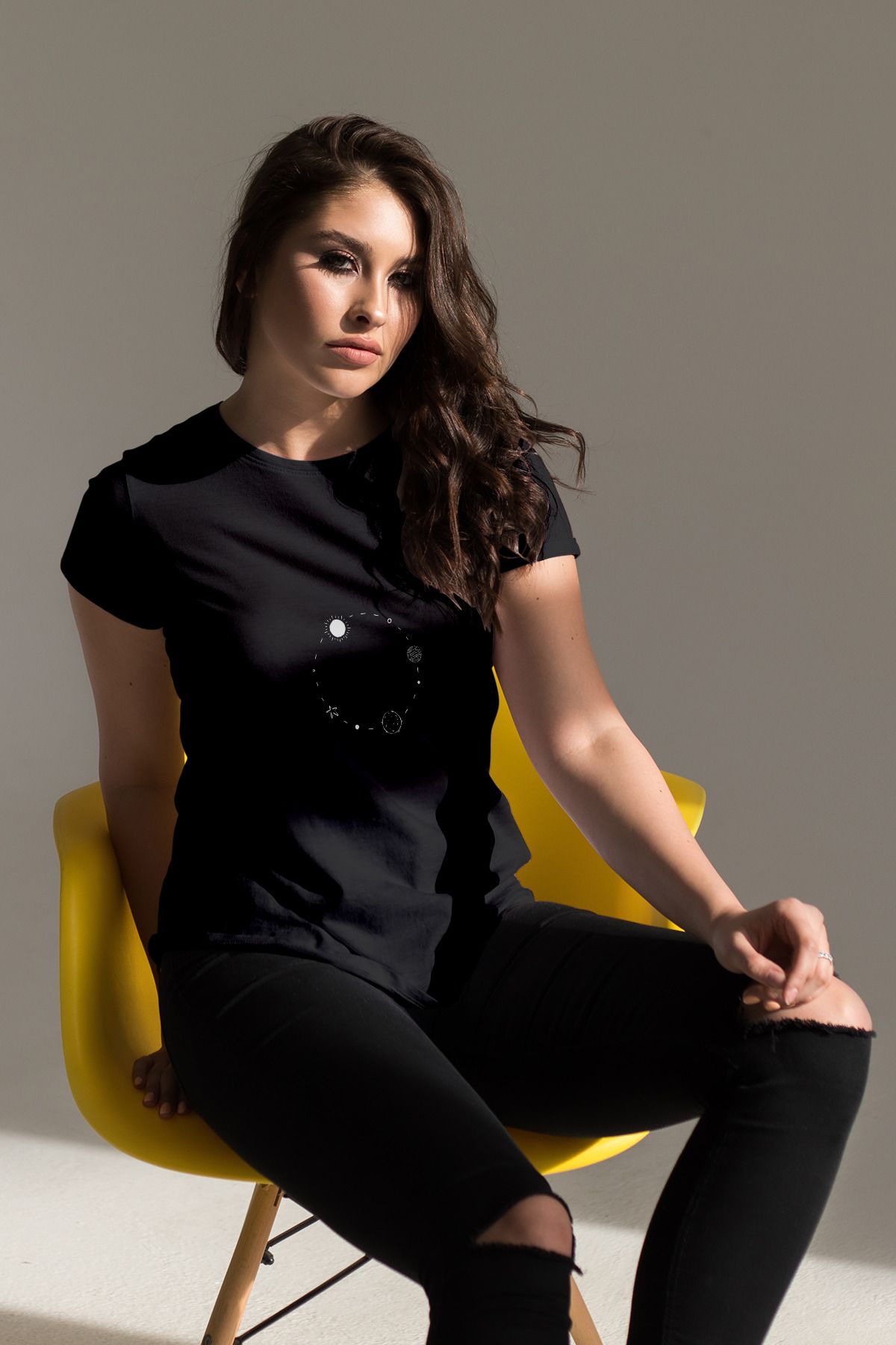 Decrift Gezegenler %100 Pamuk Erkek T-Shirt