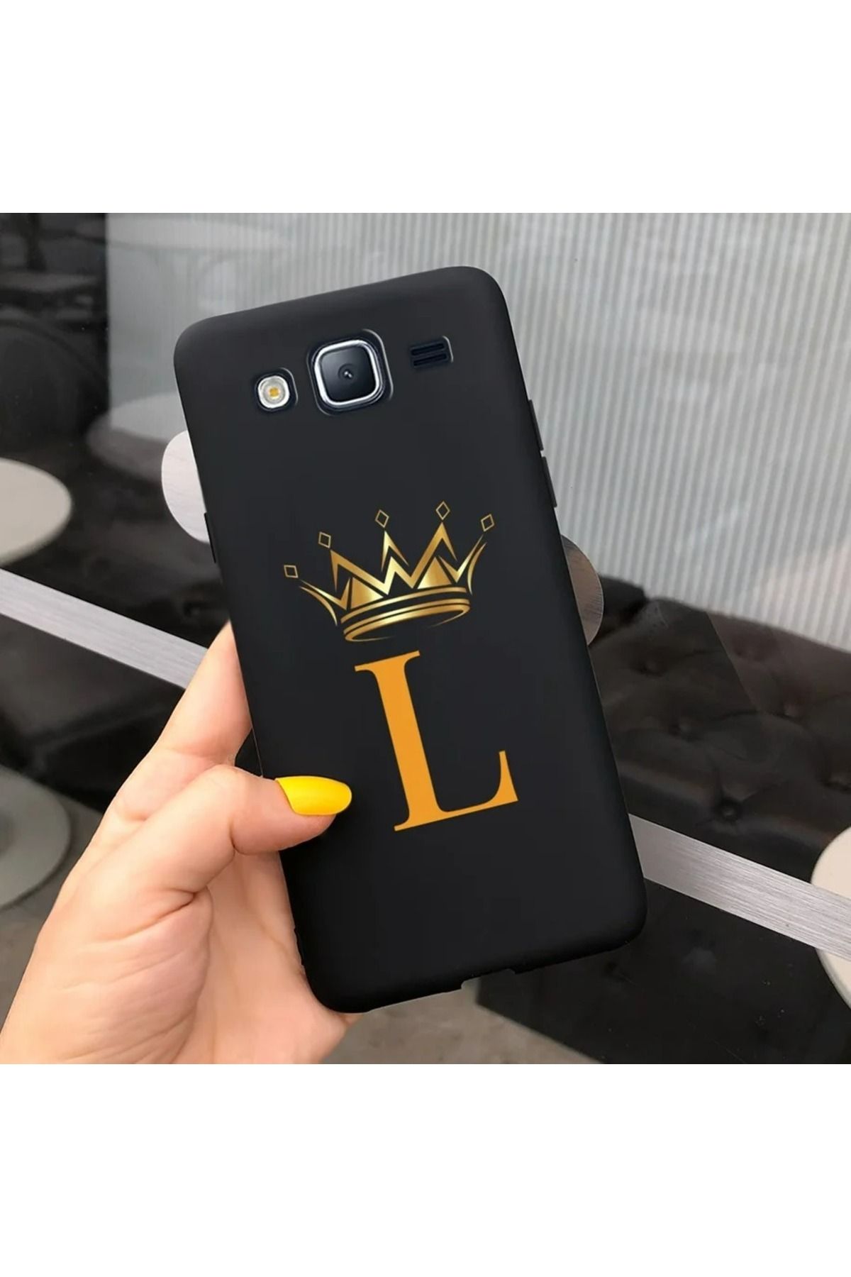 Rotaks Samsung Galaxy J3 Uyumlu Kılıf Silikon Esnek İsme Özel Baskılı Harf
