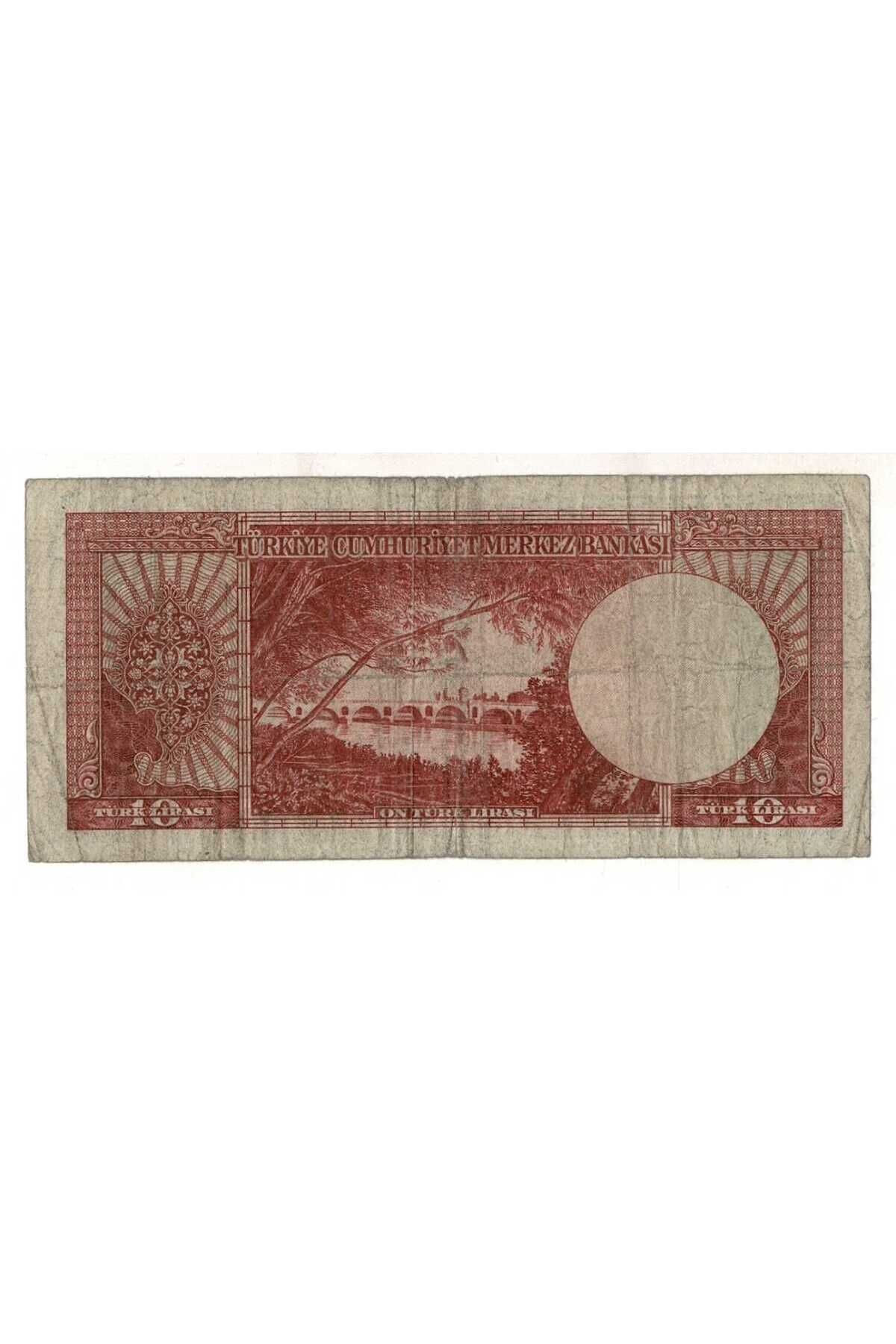 Gökçe Koleksiyon 5.Emisyon 5. Tertip 10 Türk Lirası Seri Z64 Temiz TCK9394