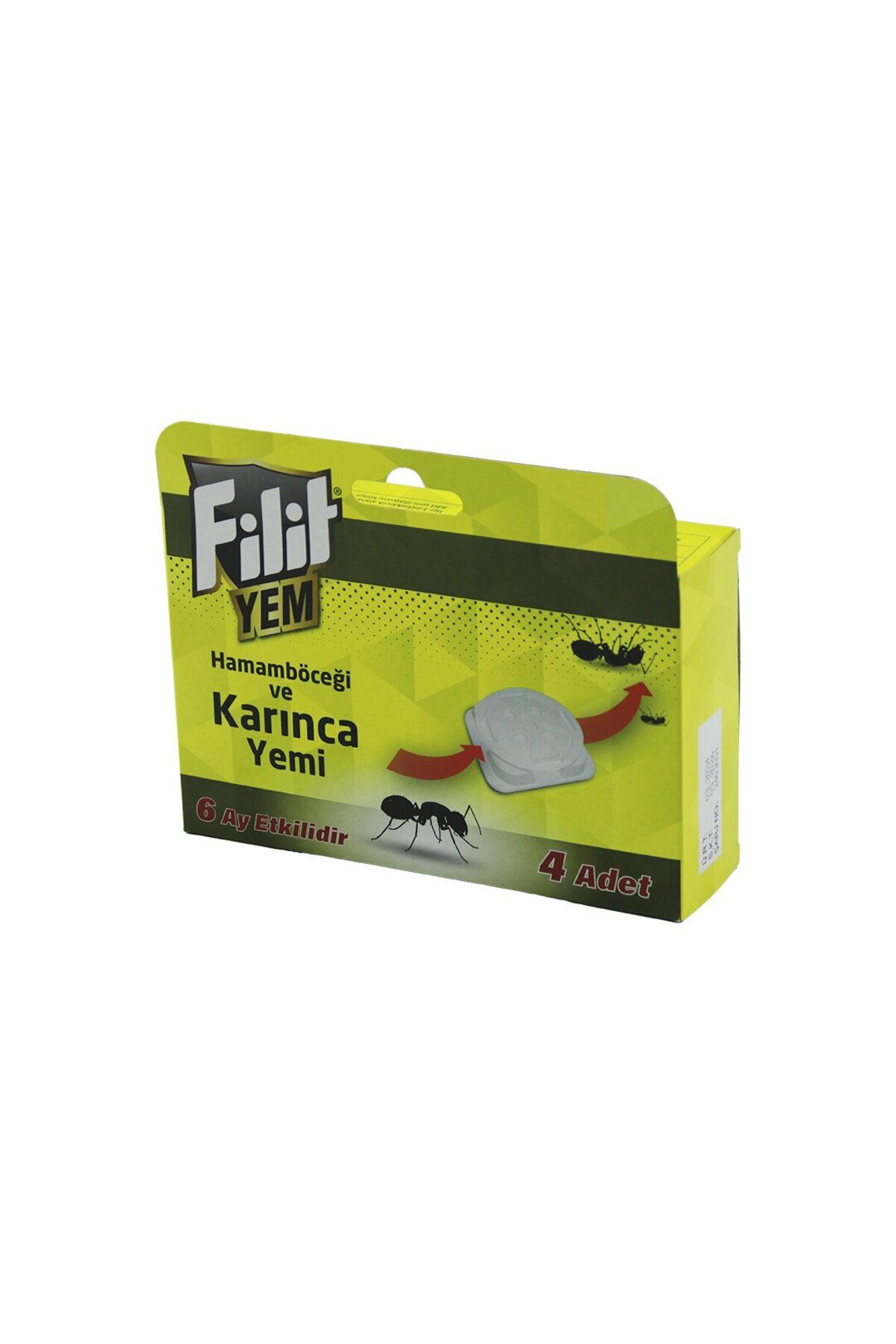 Go İthalat FİLİT 4PCS KARINCA - HAMAM BÖCEK YEMİ 6AY ETKİLİ - İSTASYON YEM: 1.5GR X 4AD.=6GR (4832)