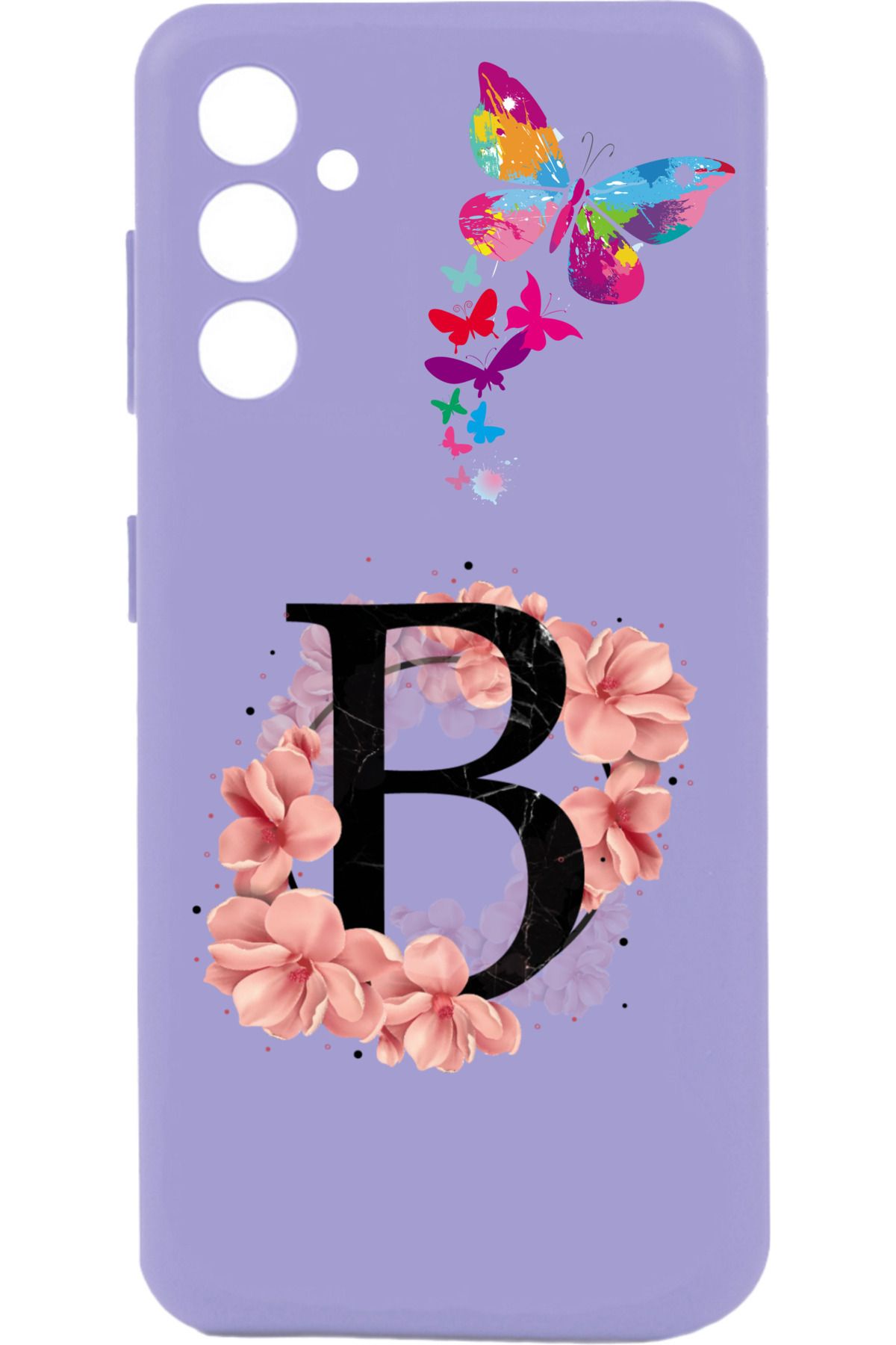 Rotaks Samsung Galaxy A54 Uyumlu Kılıf Silikon Esnek Soft ve Pürüzsüz İsme Özel Baskılı