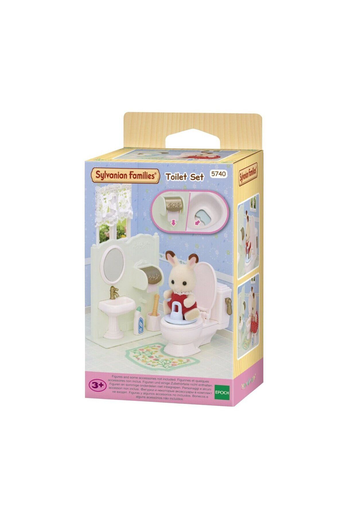 ADORE OYUNCAK 5740 Sylvanian Families Tuvalet Seti (figürler dahil değildir) +3 yaş