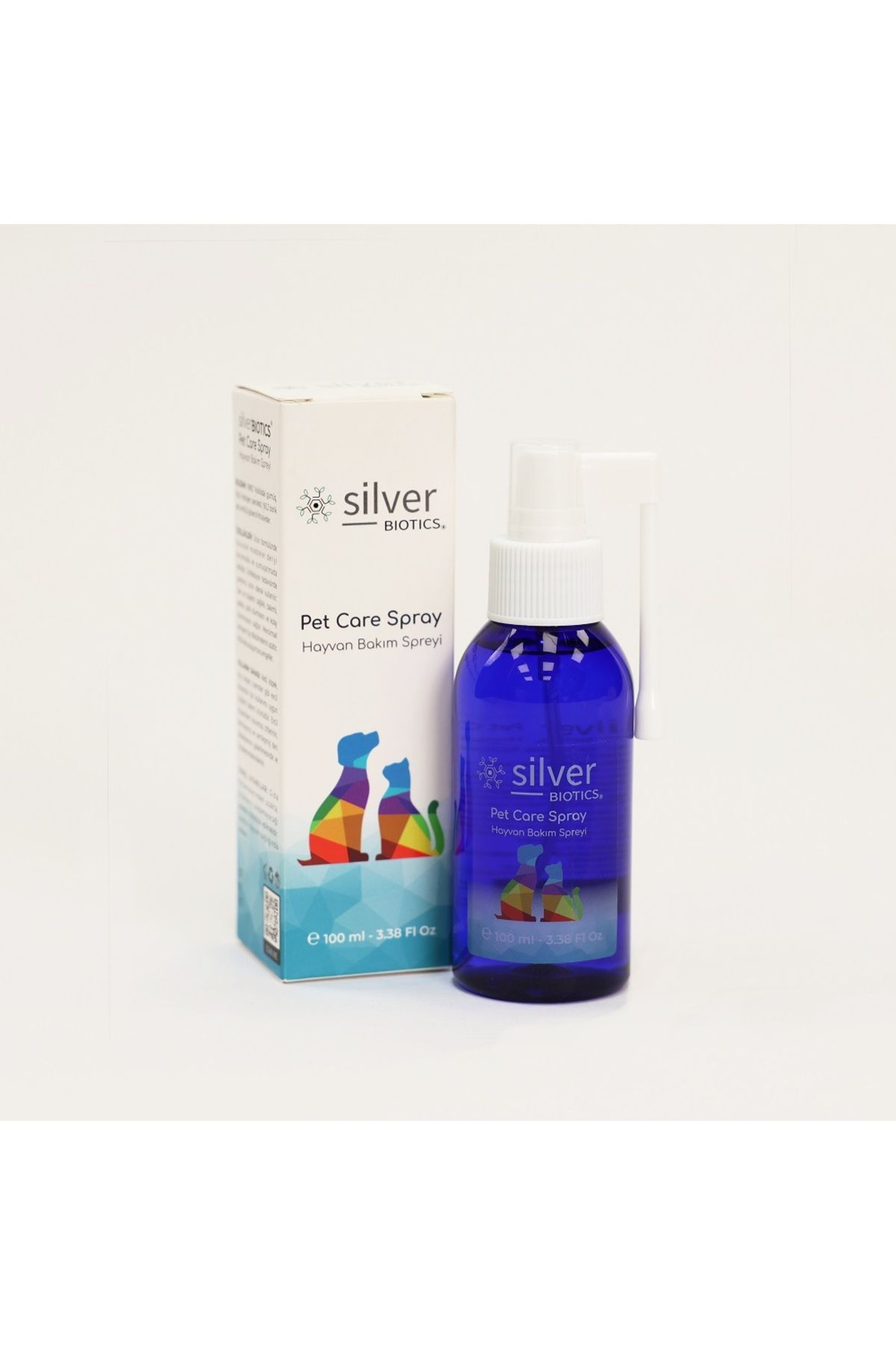 silverBIOTICS Laboratories Kedi Köpek Göz Kulak Ağız Bakım Spreyi Pet Care Spray