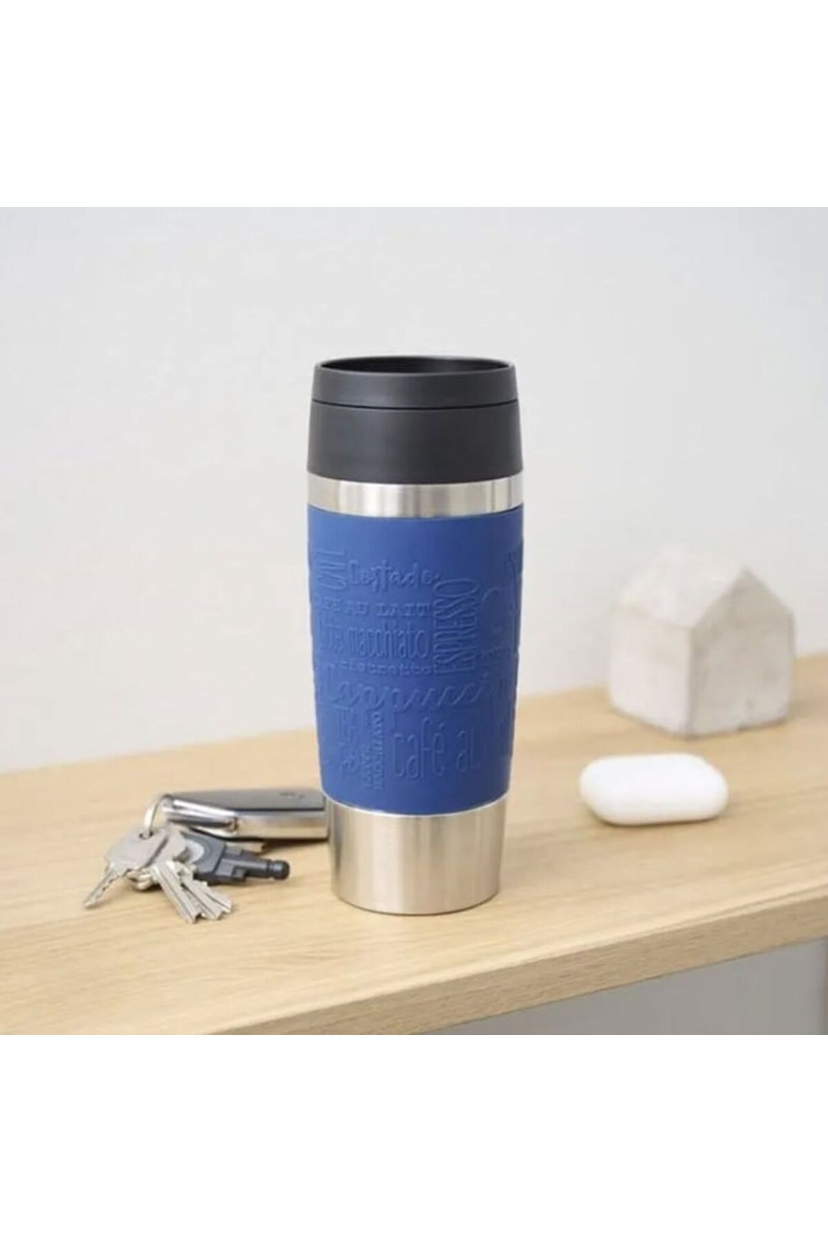 ASPARTAM Travel Mug Termos - Mavi - 360 ml