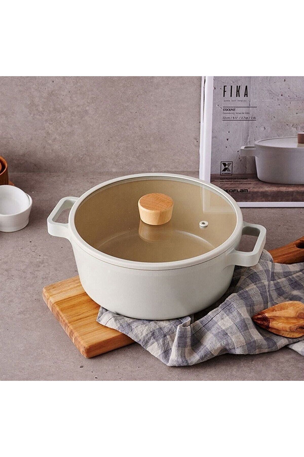 ASPARTAM Fika Alüminyum Döküm Tencere - 24 cm