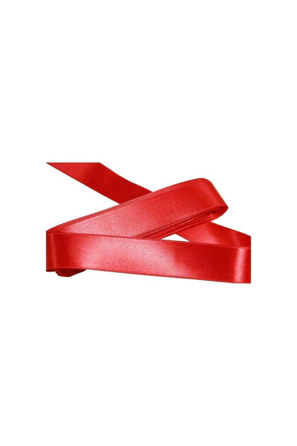 BİGÜMEX 1,5 cm Kırmızı Saten Kurdele 10 Metre 1.kalite Solmaz