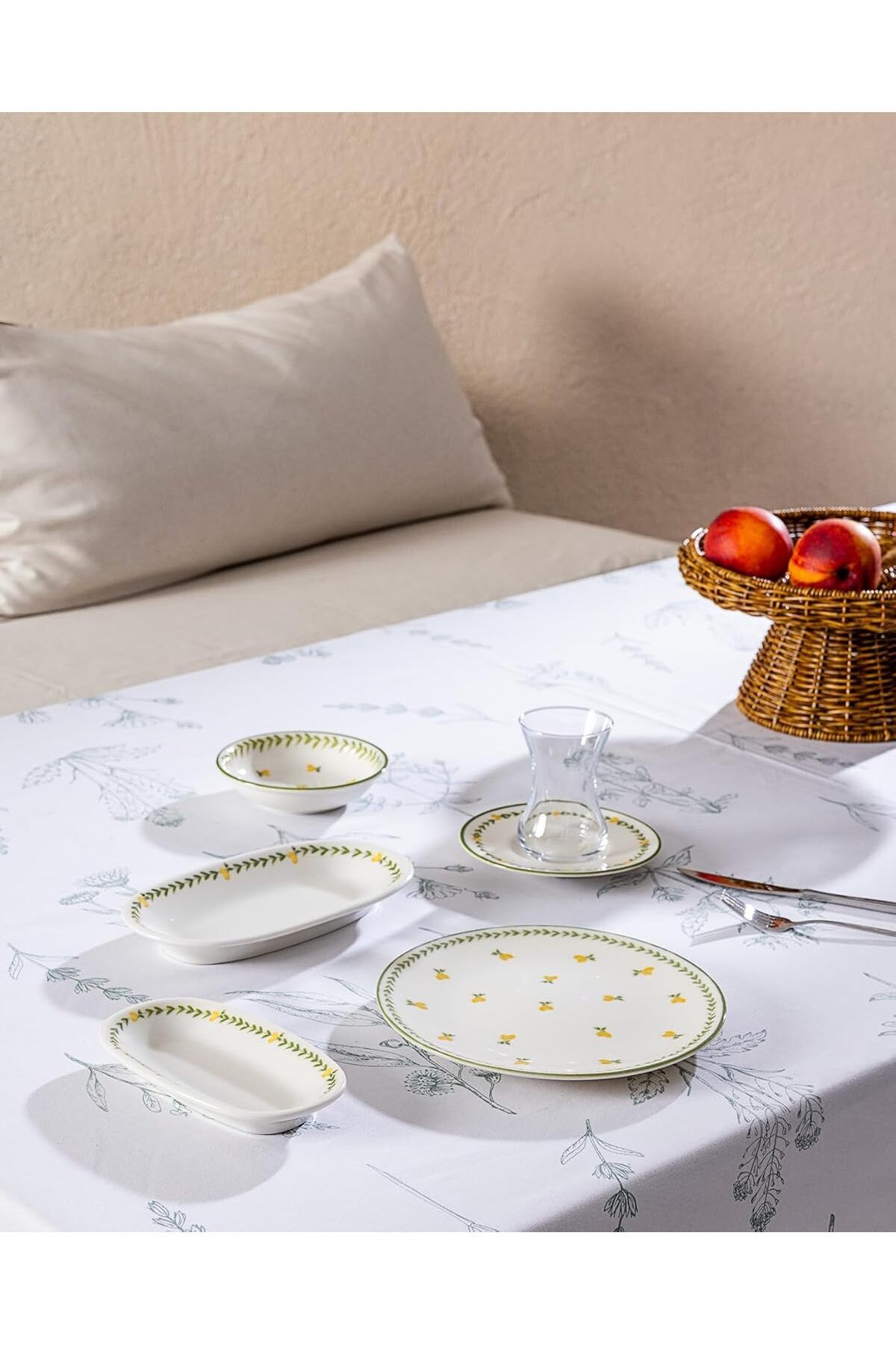 Mu Art Ahşap Mrt 26 Parça Kahvaltı Takımı - Renkli Art 871301