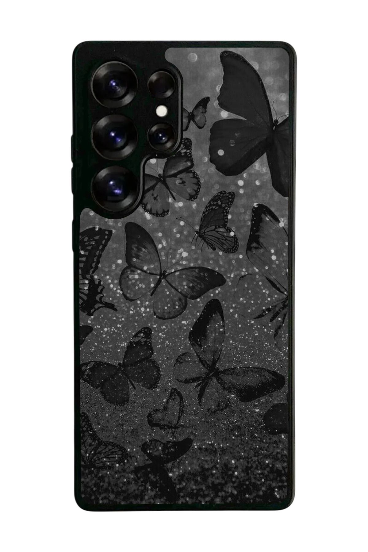 BGAKSESUAR Samsung Galaxy S25 Ultra Uyumlu Siyah Kılıf – Yumuşak Silikon, Koruyucu, Şok Emici Kapak