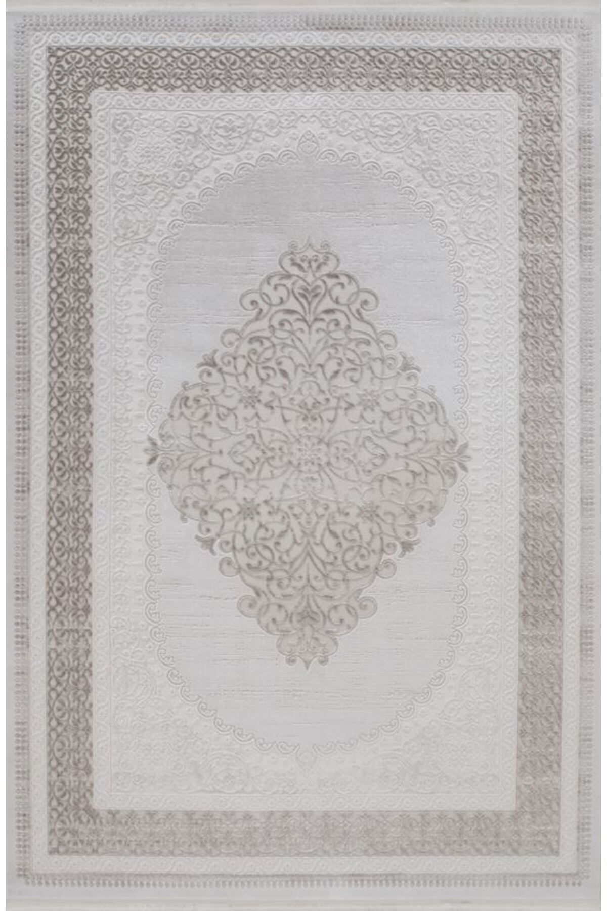 Gabardin Halı Jade 7021 Vizon Serisi Triko Akrilik Salon Oturma Yatak Odası Halısı