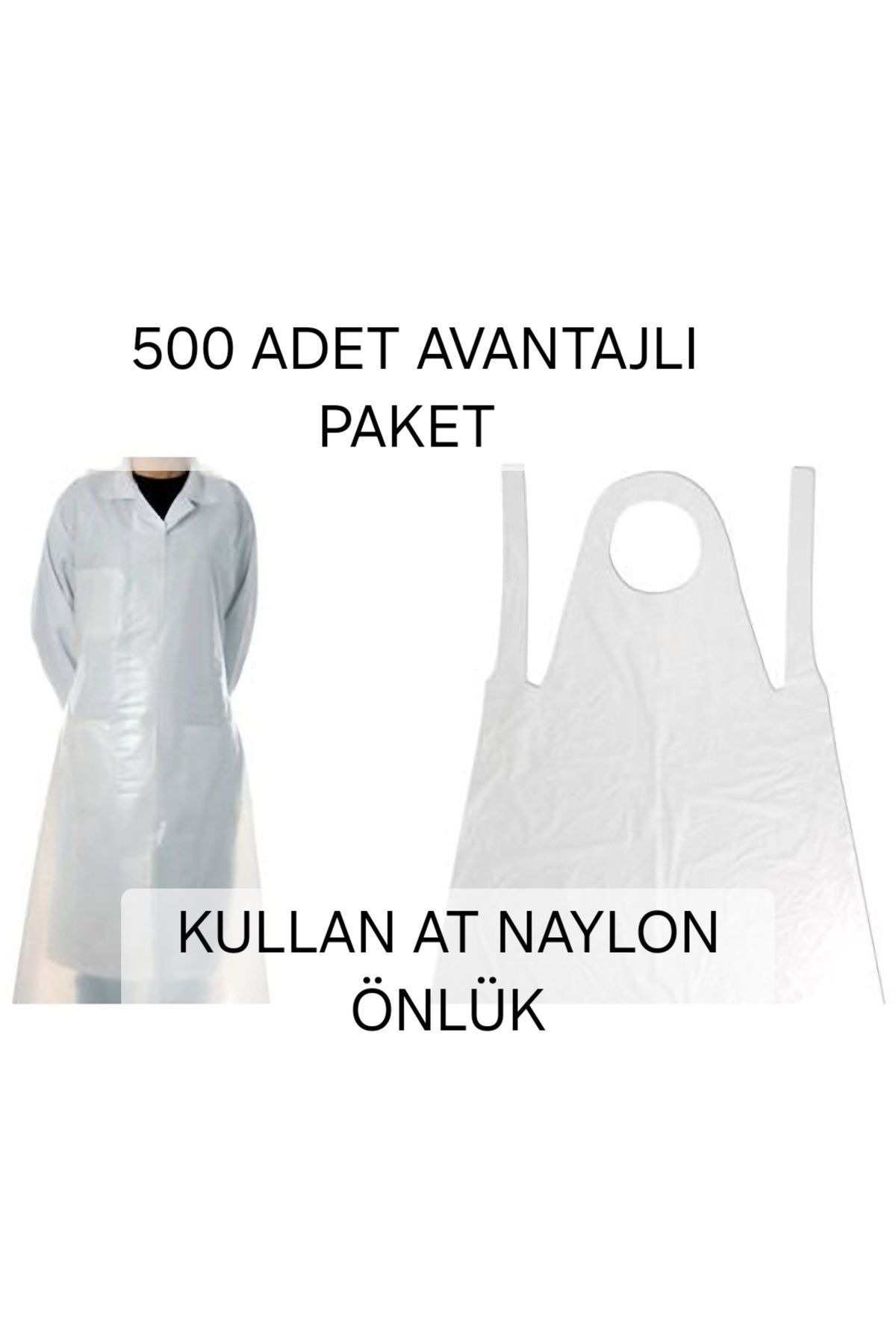Isora NAYLON ÖNLÜK KULLAN AT 500 LÜ PAKET