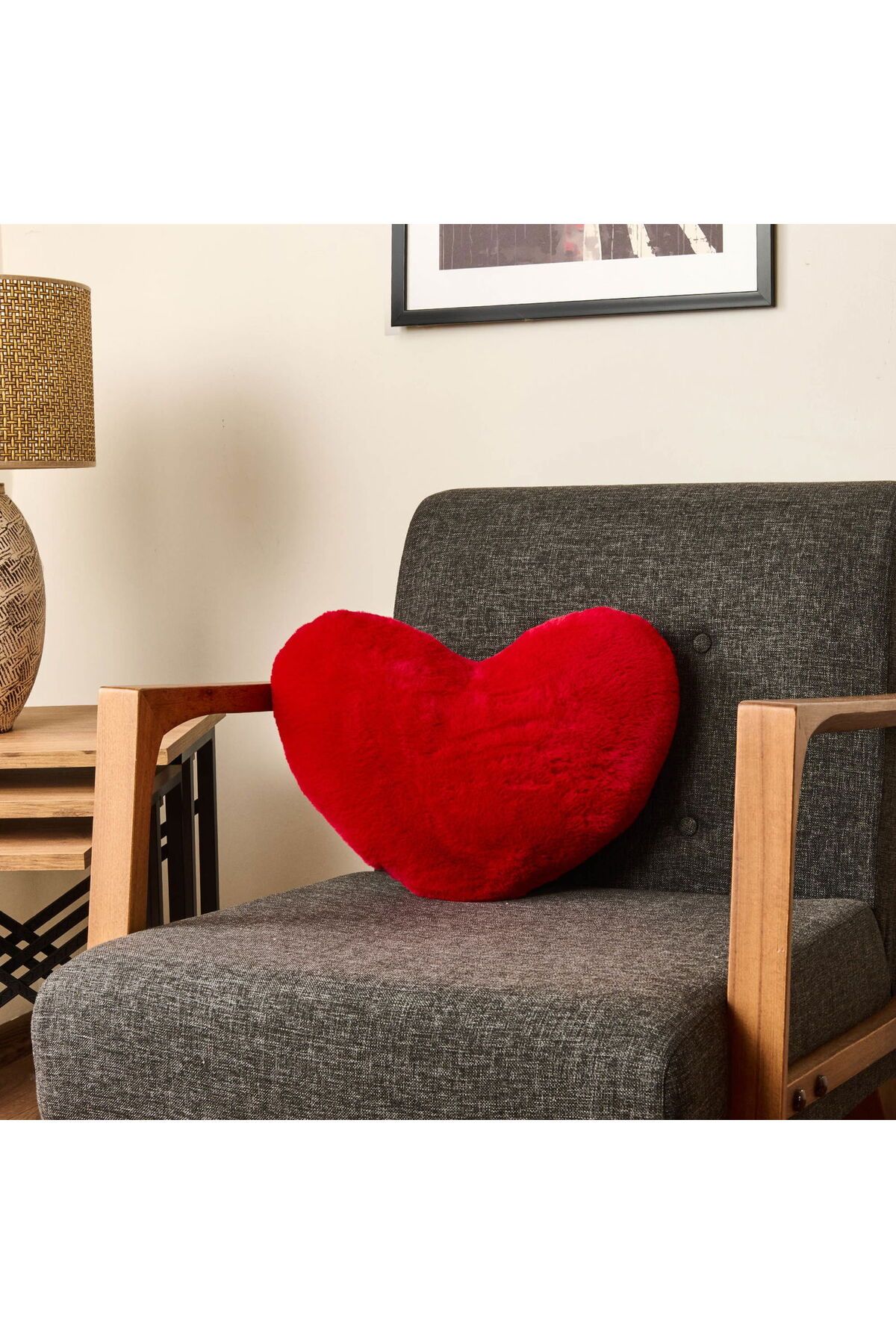 MATMEL Love Figürlü Yastık - Kırmızı - 45 cm