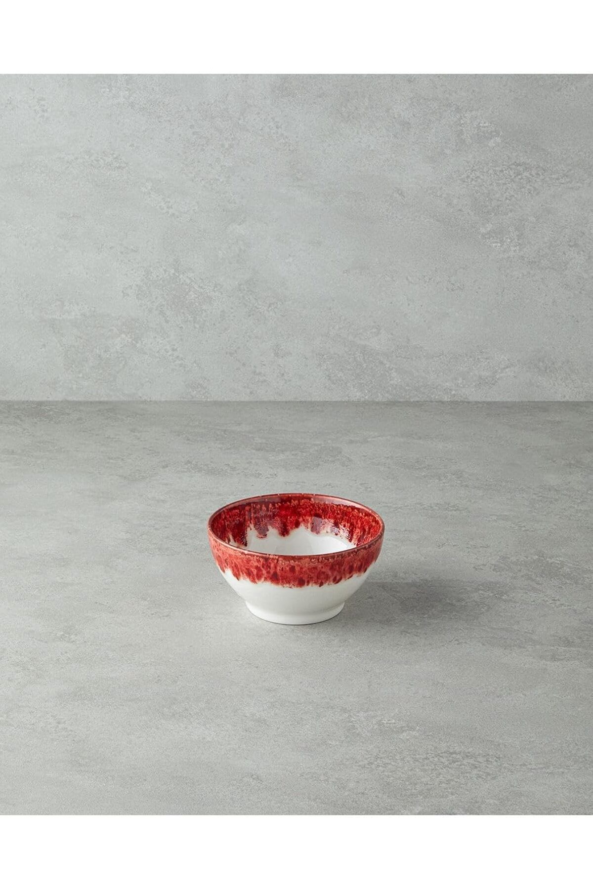 Mu Art Ahşap Mrt Home Larry Porselen Kase 12 cm Kırmızı Art 871301