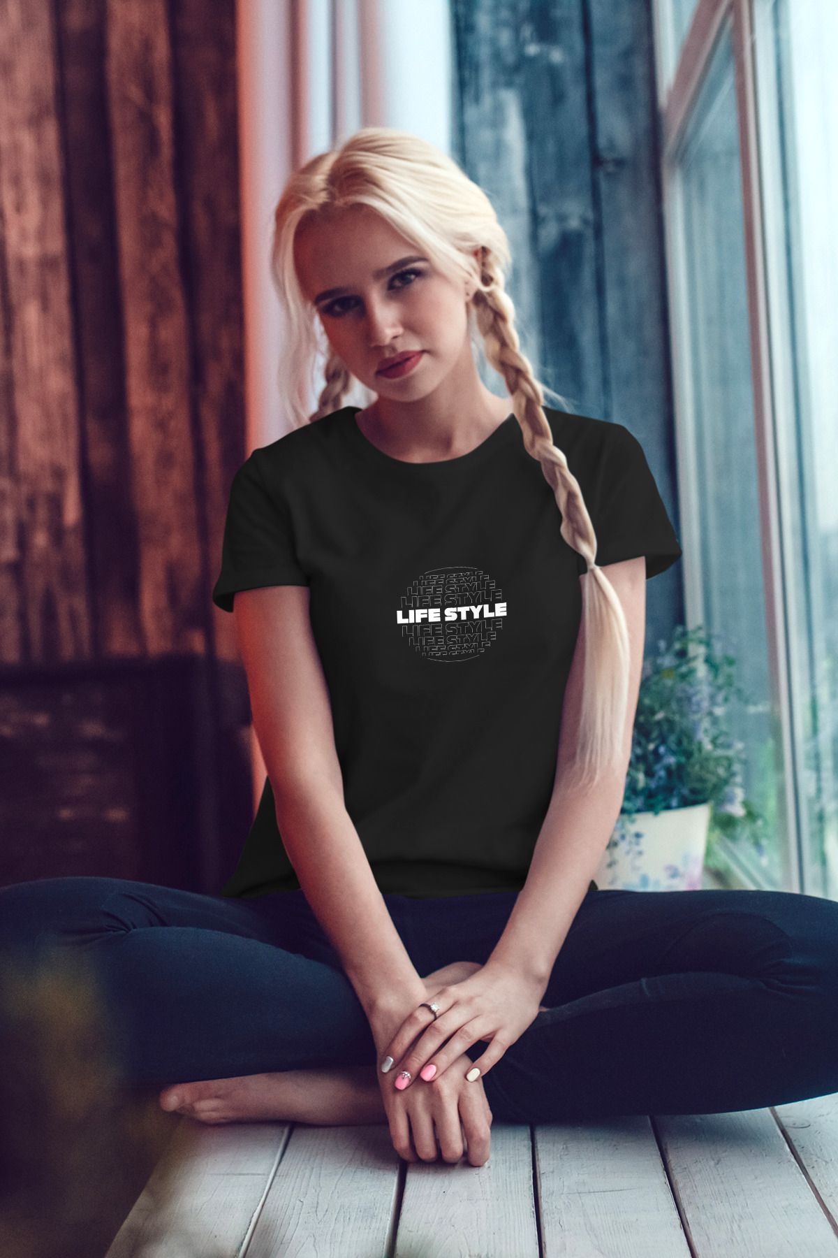Decrift Lifestyle %100 Pamuk Kadın T-Shirt