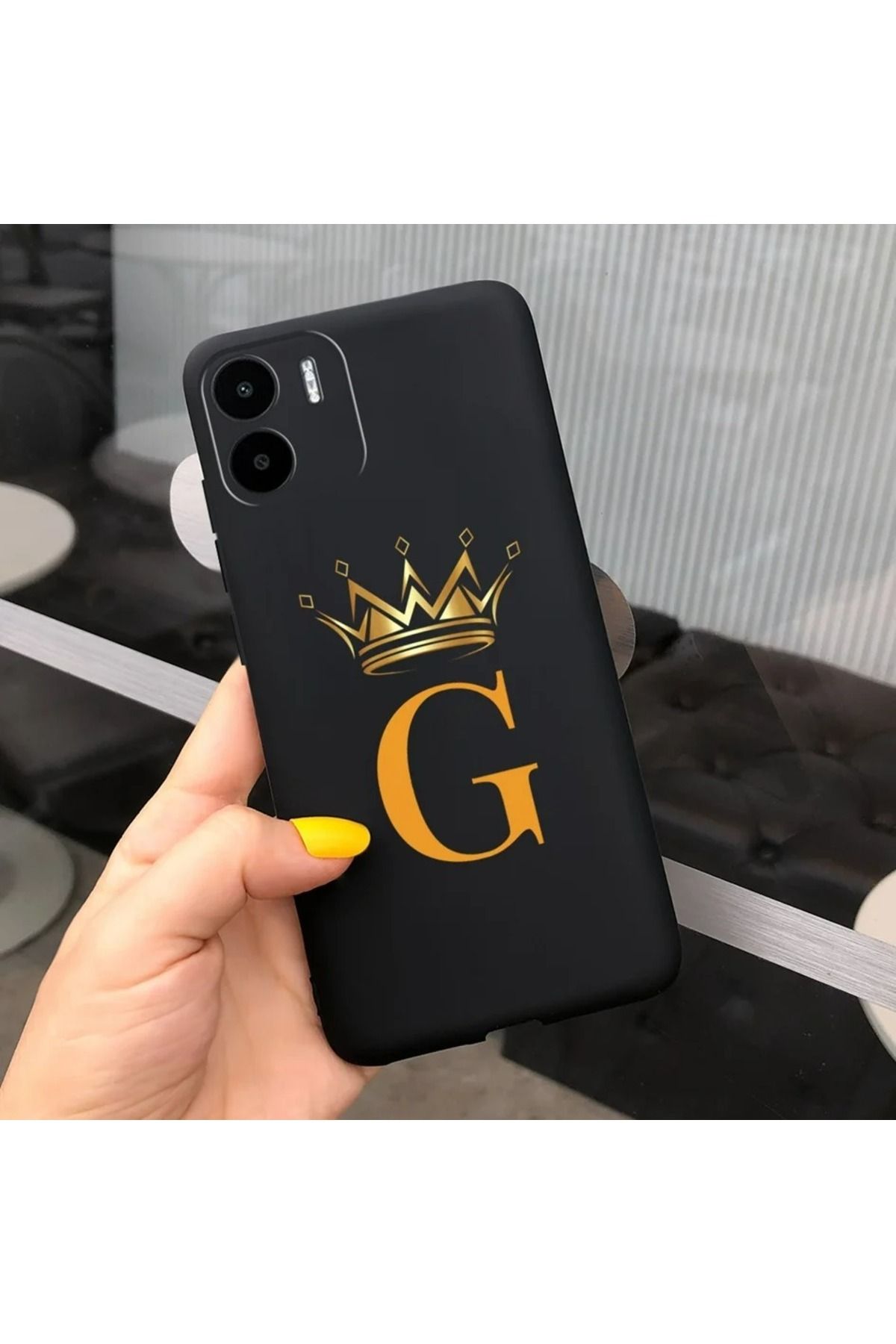 Rotaks Xiaomi Redmi A1 Uyumlu Kılıf Silikon Esnek İsme Özel Baskılı Harf