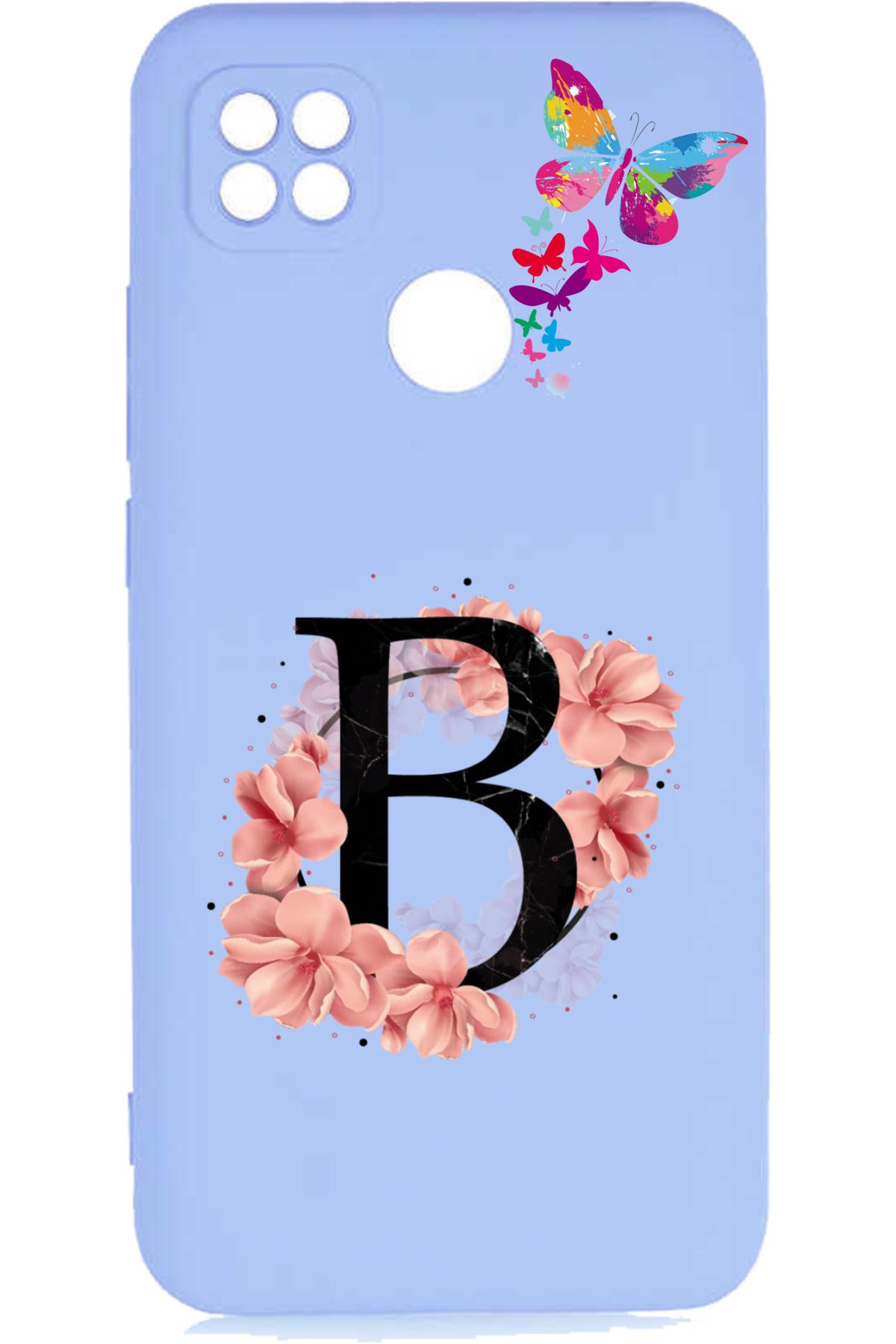 Rotaks Xiaomi Redmi 9c Uyumlu Kılıf Lansman Kadife İç Yüzey İsme Özel Baskılı