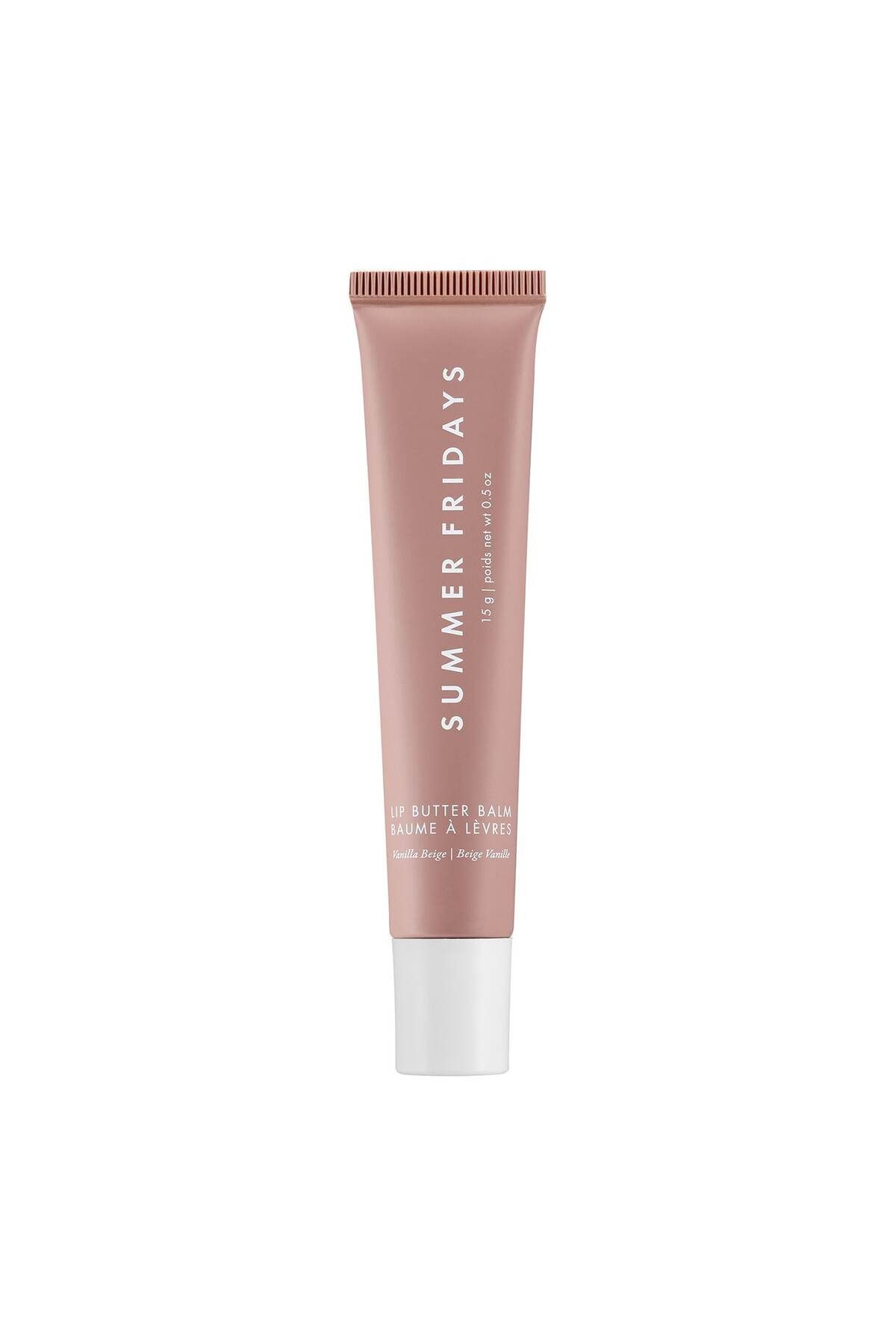SUMMER FRIDAYS Lip Butter Balm - Parlaklık ve Nemlendirme Etkili Balm Vanilla Beige (15g)