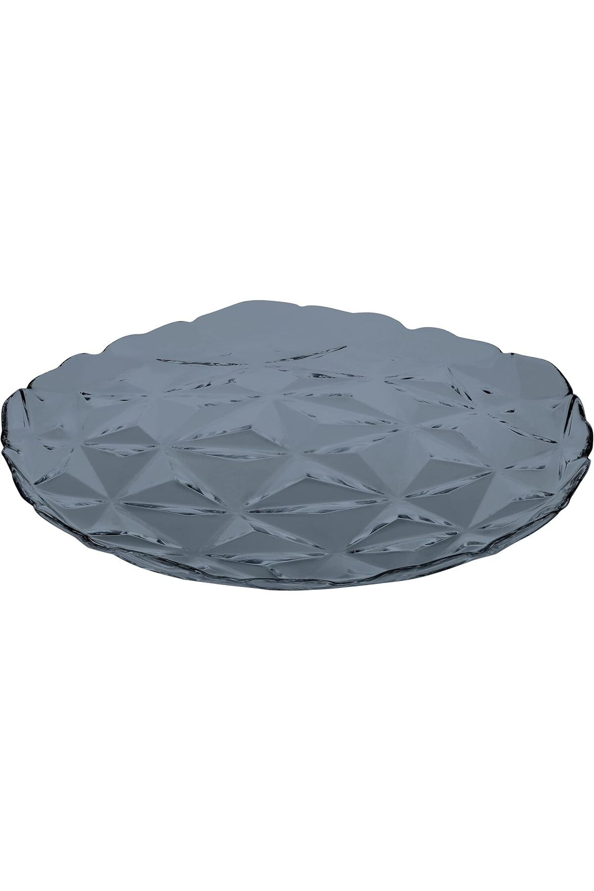 Mu Art Ahşap Mrt Estrella Yemek Tabağı Gri - 28cm - 6'lı Art 871301