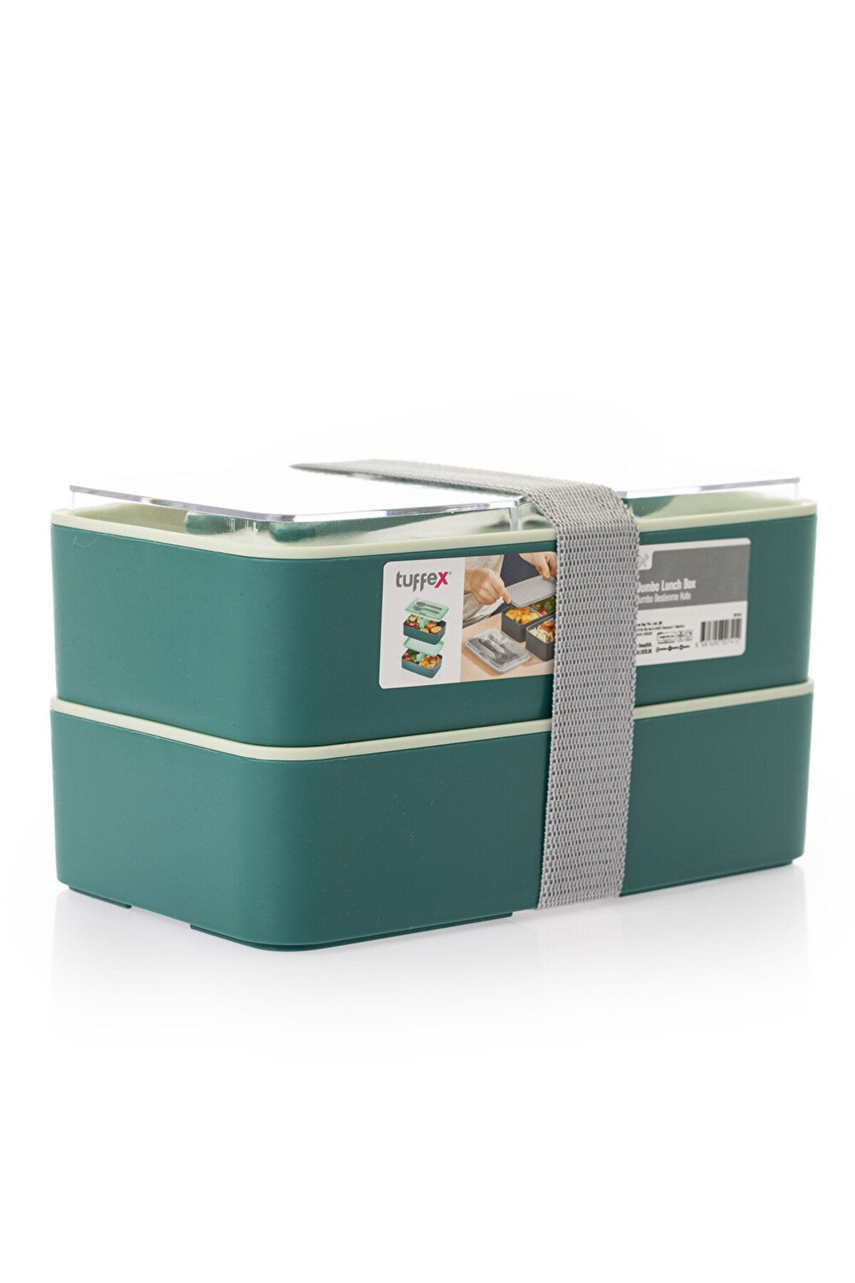 Tuffex-Practical Food and Storage Container Set-Quadrangle Water Green 3
