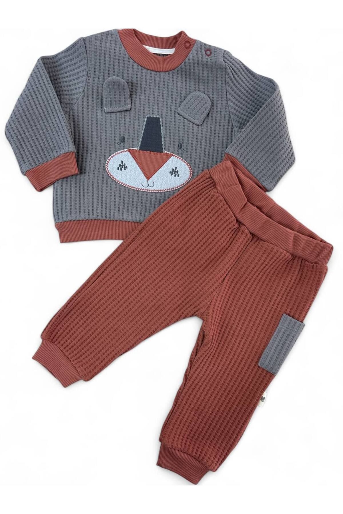WOWOKİDS 2'Lİ TAKIM PANTOLON WAFFLE