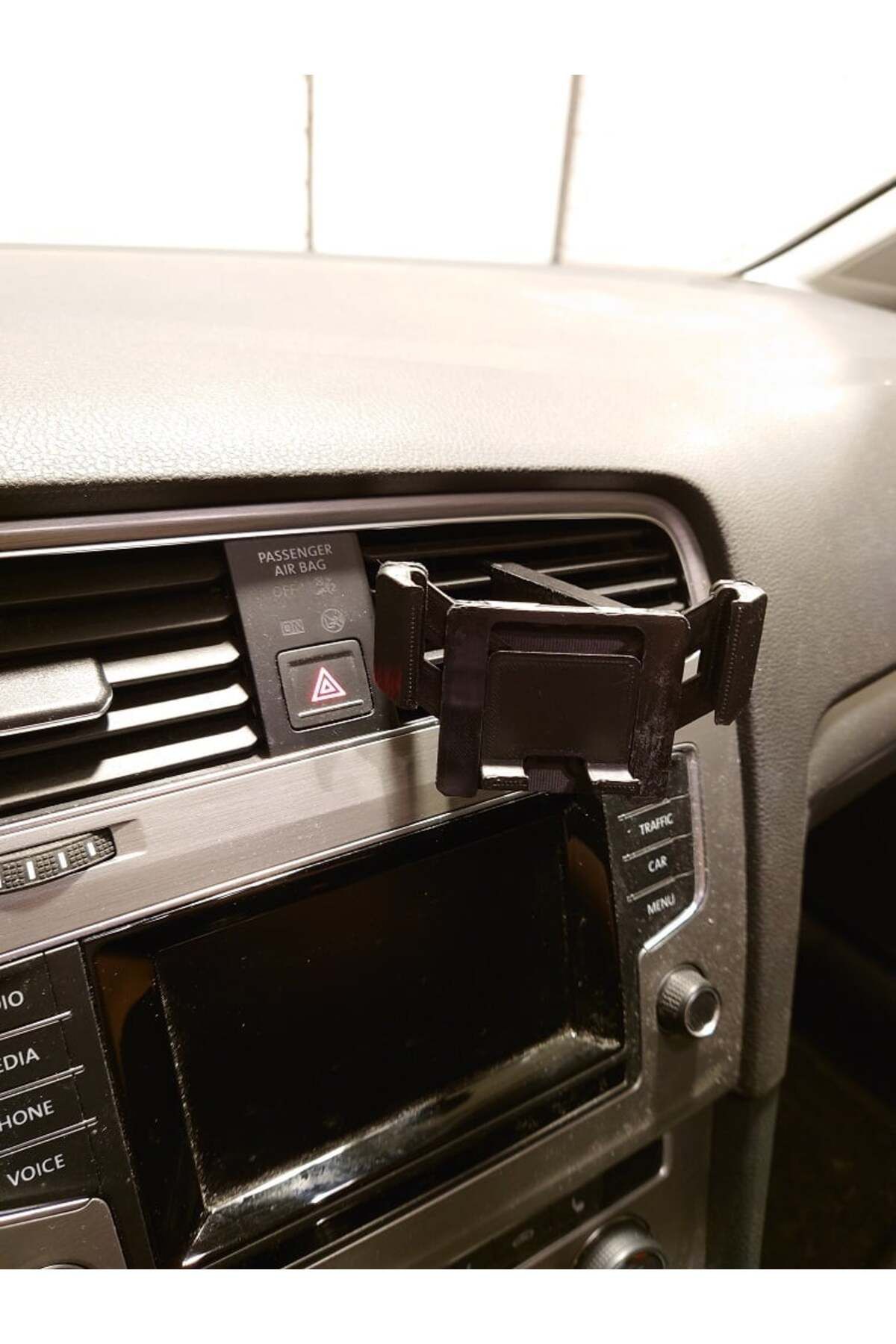 Lucest VW Golf VII gibi hava havalandırma için telefon sahibi (7) (Plastik Aparattır!!!)