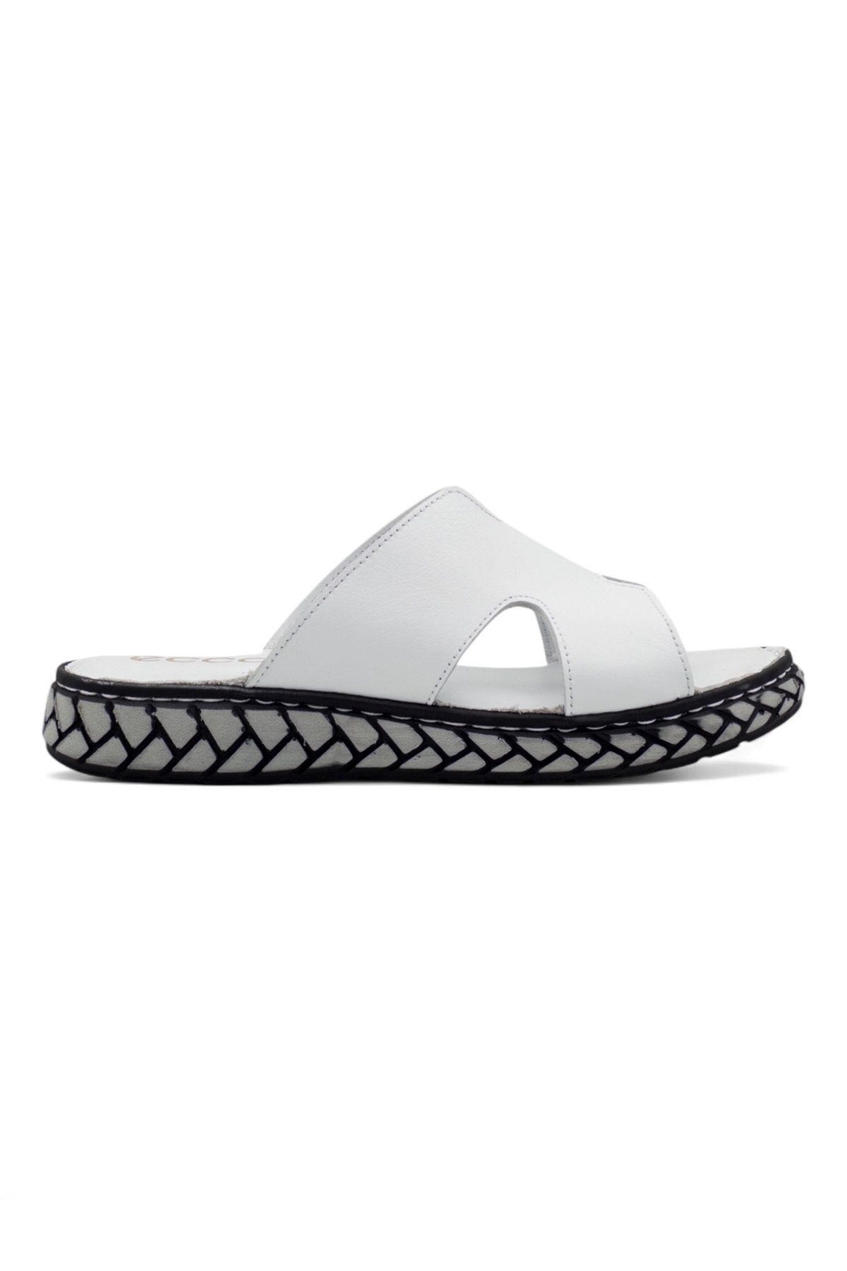 Shoes MR WHİTE ORTOPEDİ V MODEL HAKİKİ DERİ KADIN TERLİK BEYAZ