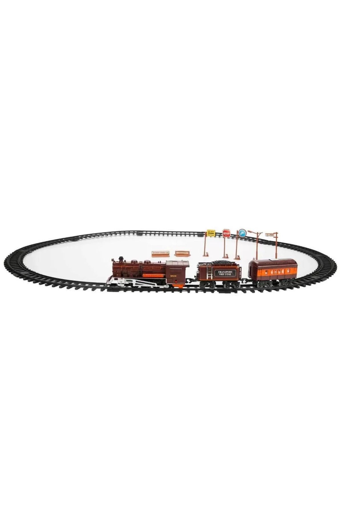 Muhcu Home Süper Eğlenceli Sesli ve Işıklı Tren Oyun Seti