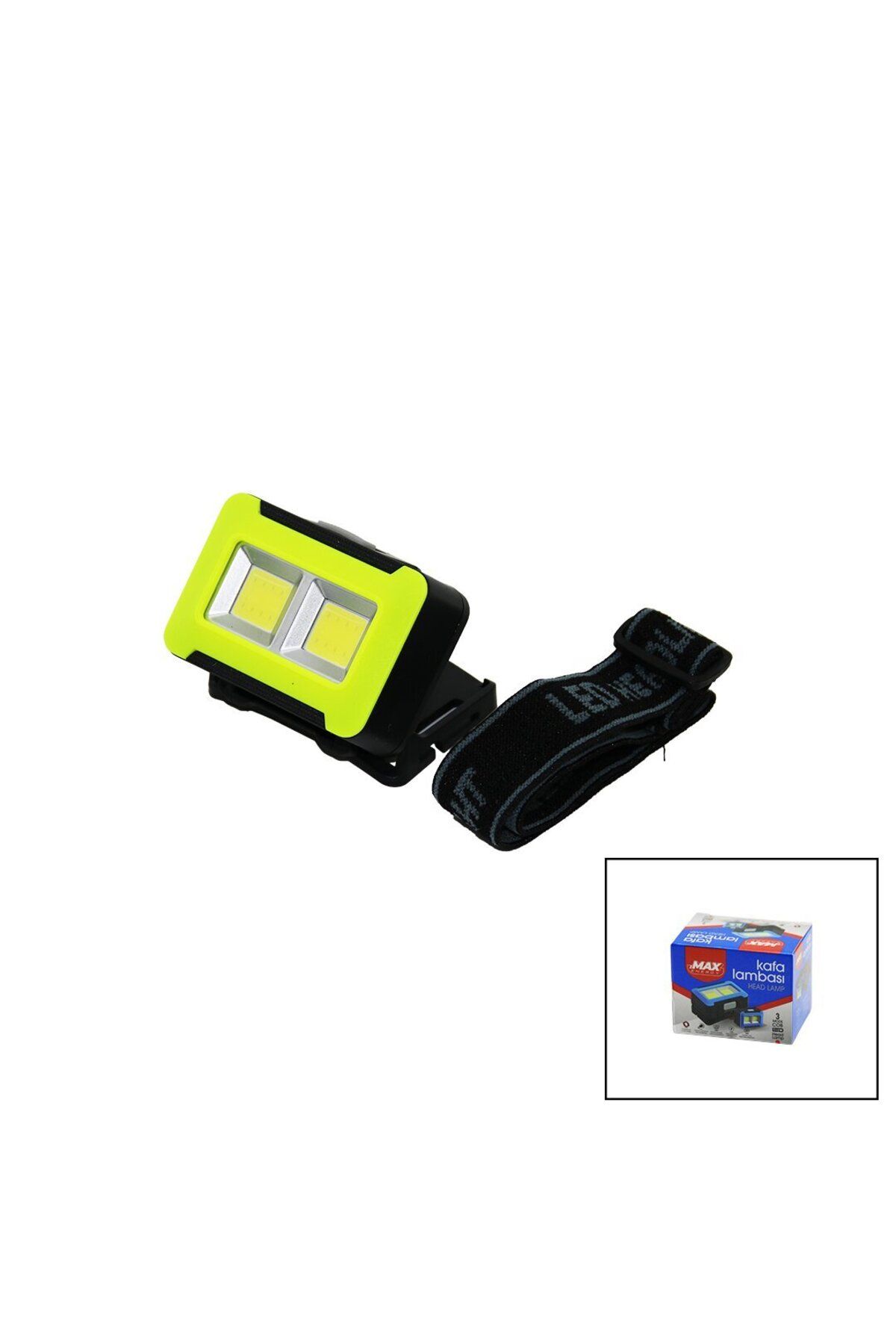 Vemora PİLLİ 3W COB LED KAFA LAMBASI FENER 3-KADEME IŞIK AYARI - FLAŞÖR 4.5V 150LÜMEN (5166)