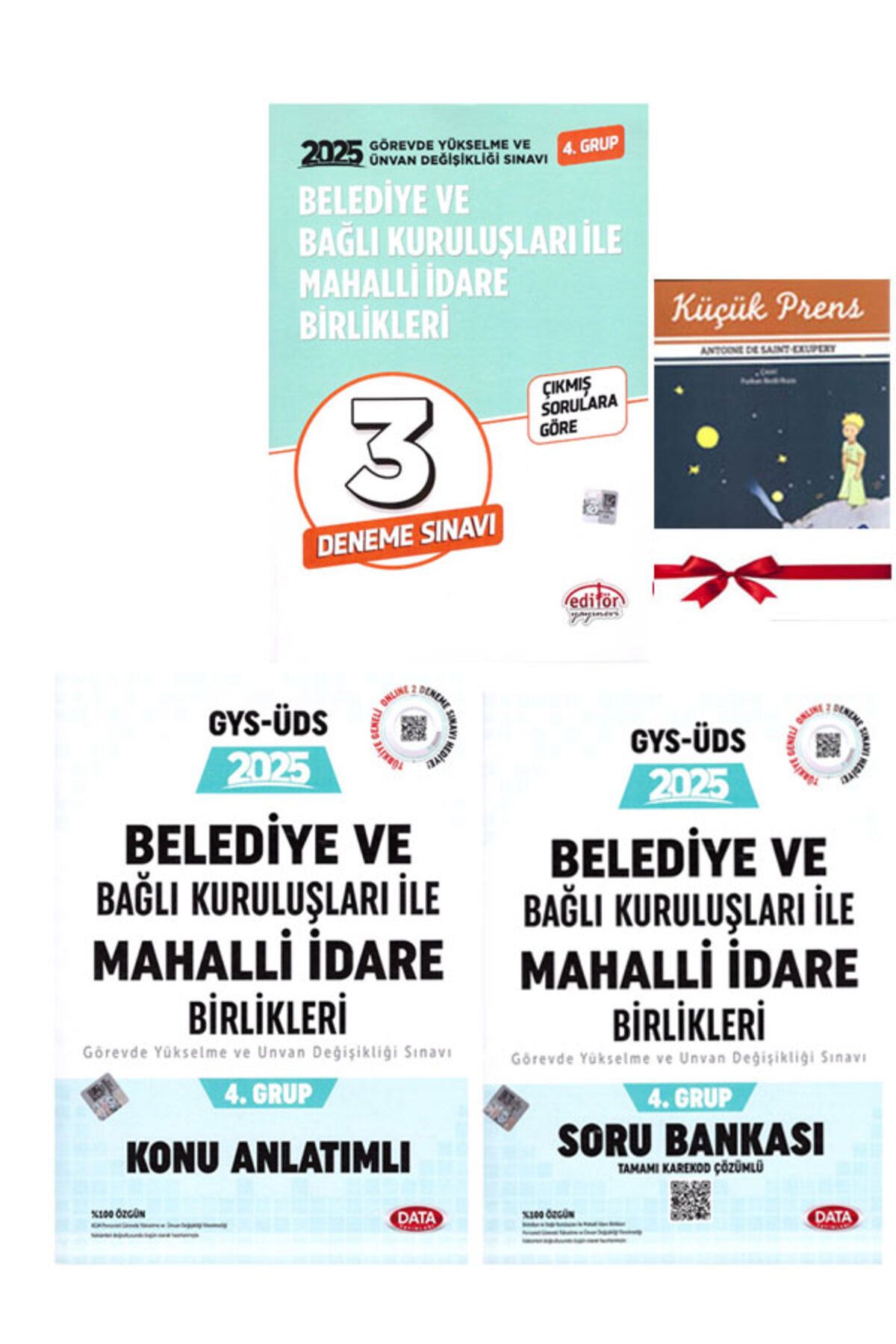 Data Yayınları 2025 GYS ÜDS 4.Grup Belediye ve Bağlı Kuruluşları ile Mahalli İdare Birlikleri Tam Kapsamlı Set