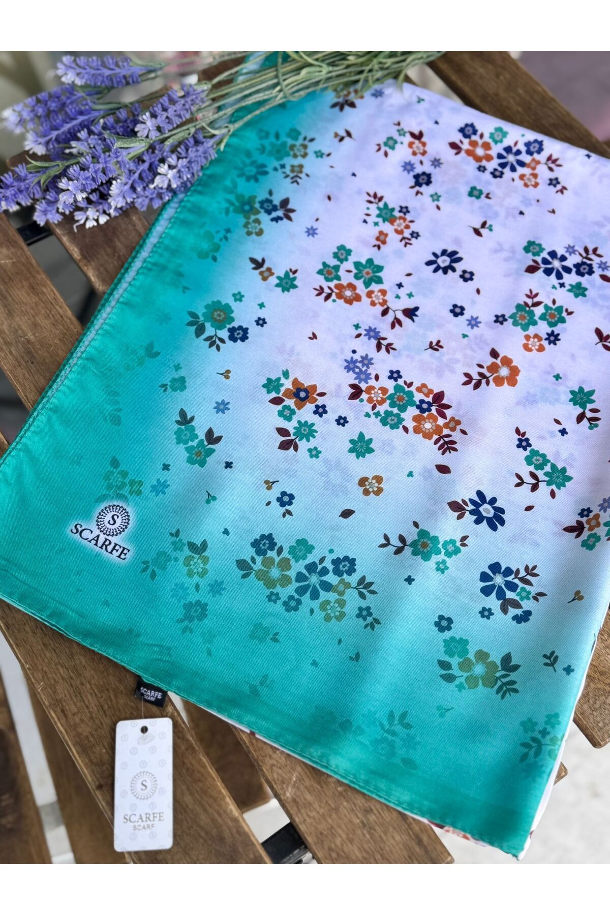 scarfe ÇİÇEK DESENLİ SOFT ŞAL