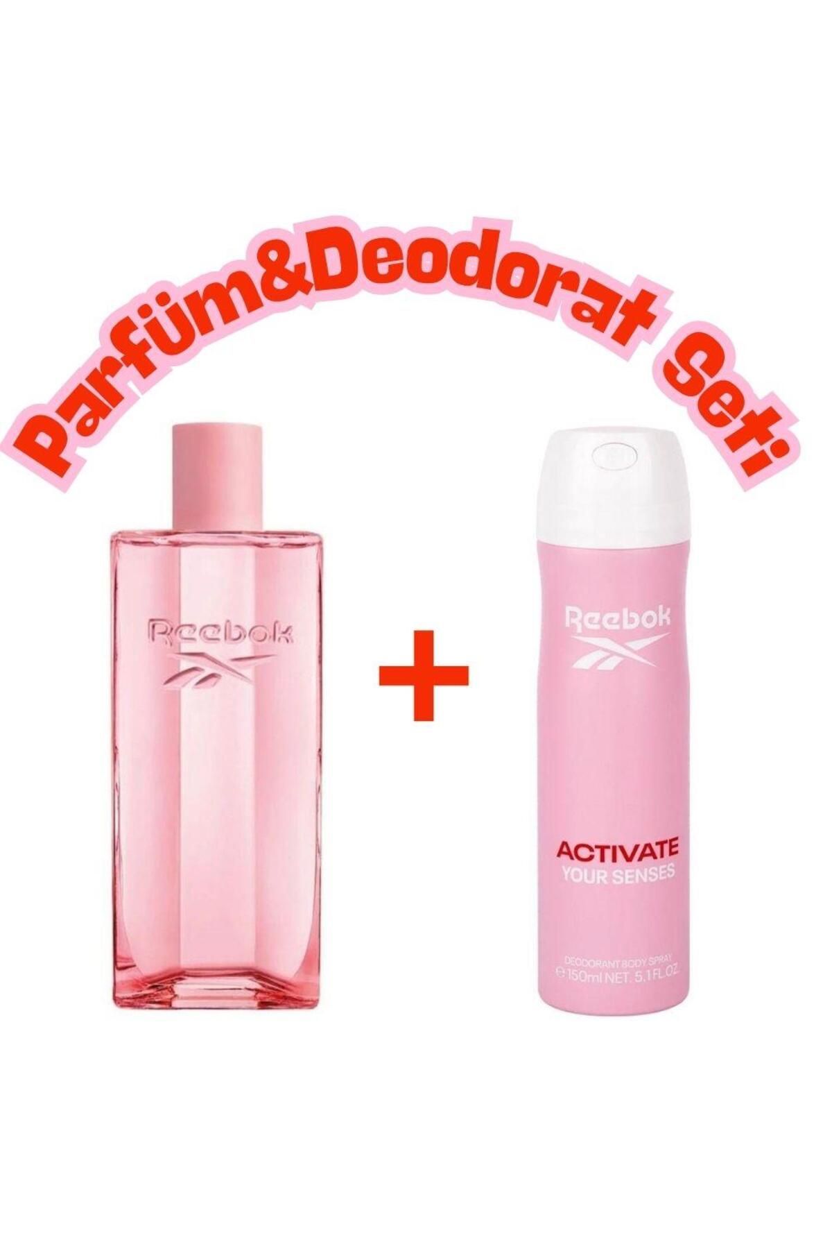 Reebok Activate Your Senses Kadın Deodorant ve Parfüm Seti