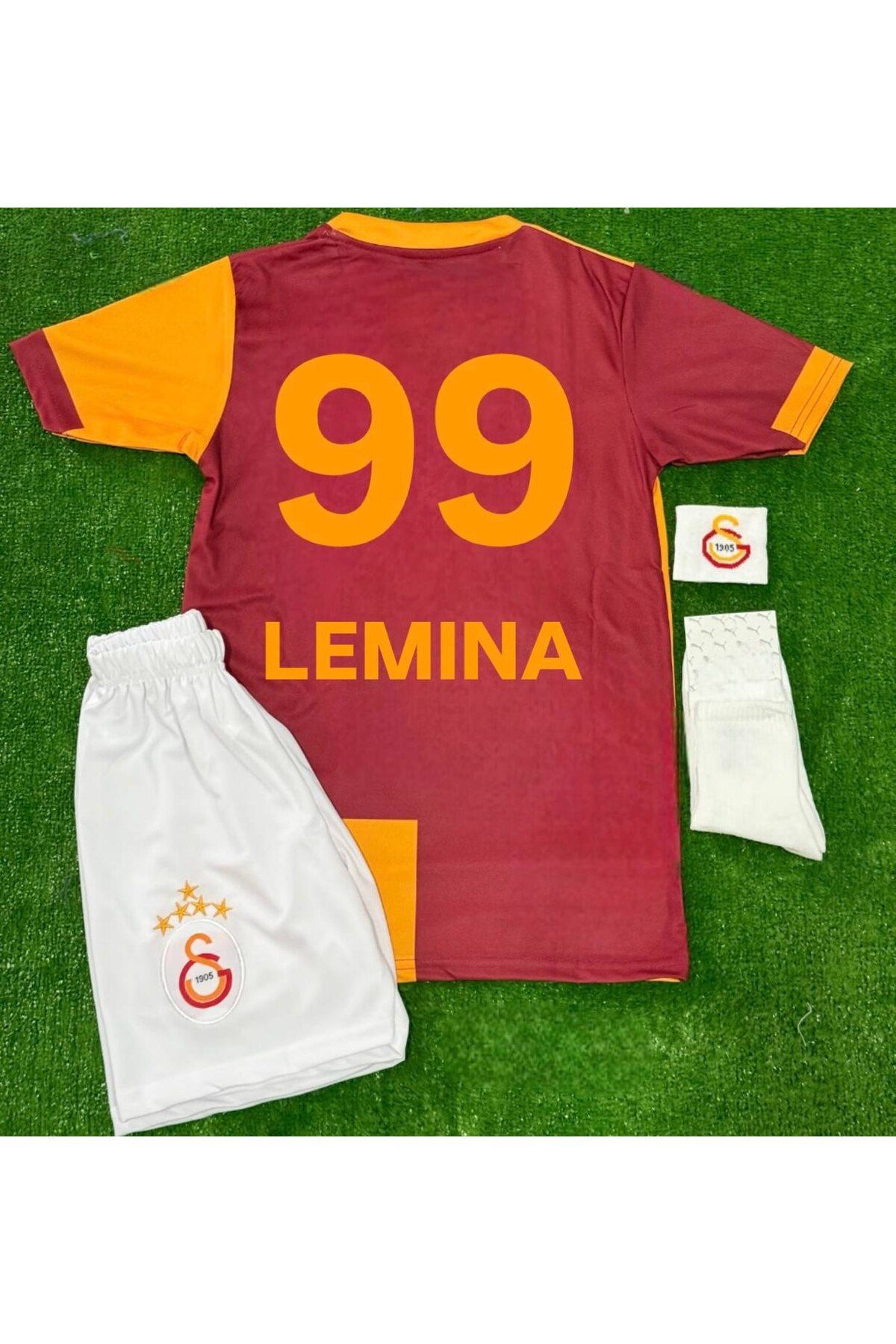 Alaturka Mix galatasaray 5 yıldızlı #lemina 99 # 25/26 içsaha çubuklu çocuk forması