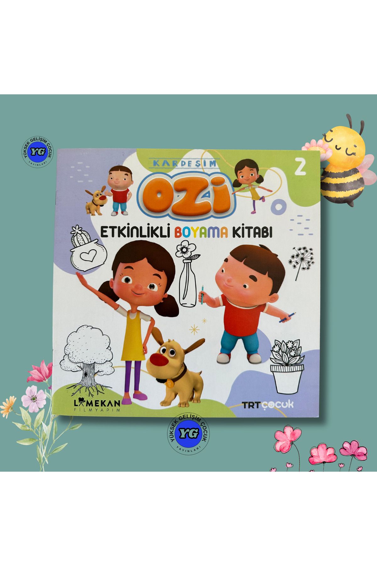 Burhan Yayınları KARDEŞİM OZİ ETKİNLİKLİ BOYAMA KİTABI 2