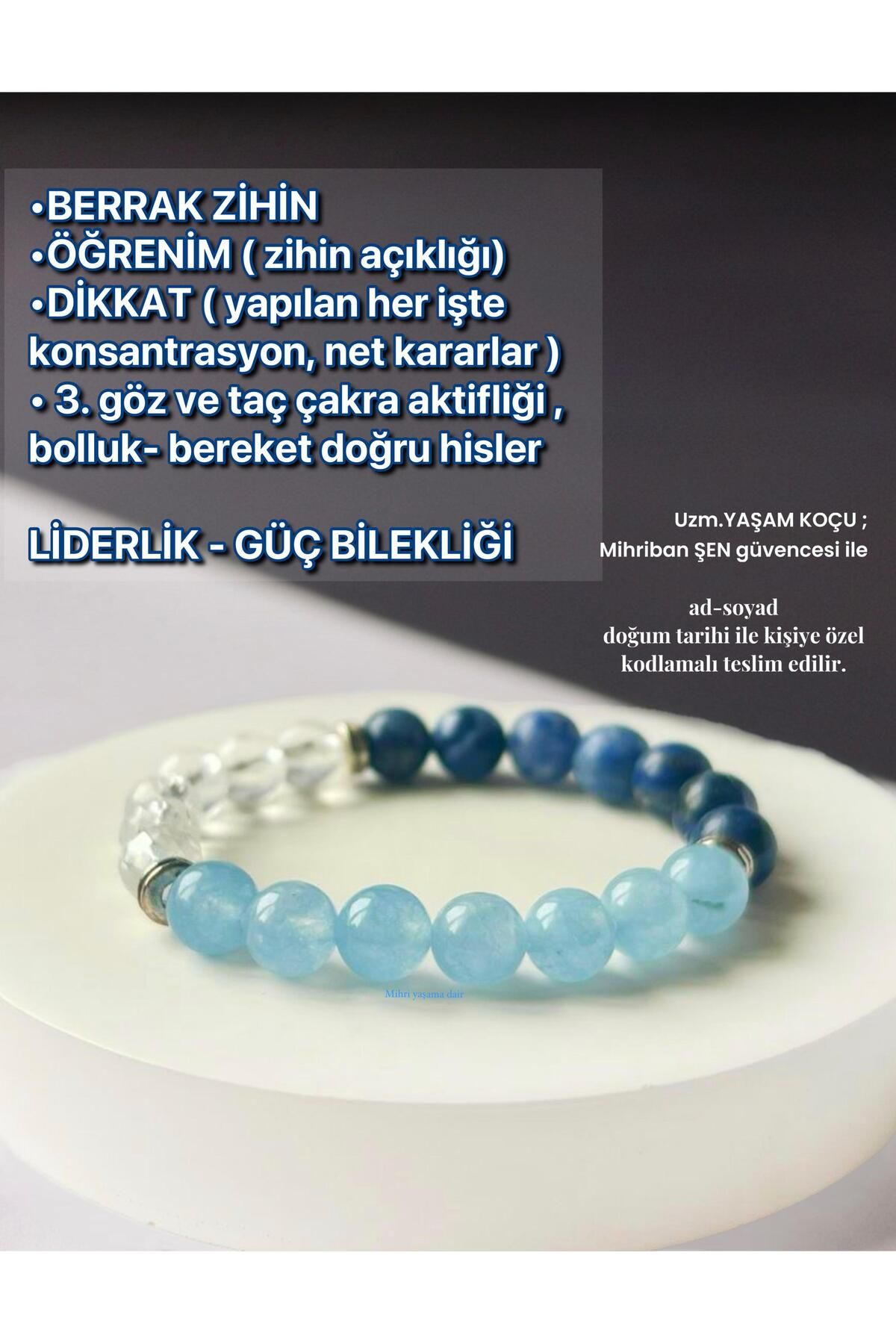 Mihri Doğaltaş Liderlik ve Güç Bilekliği
