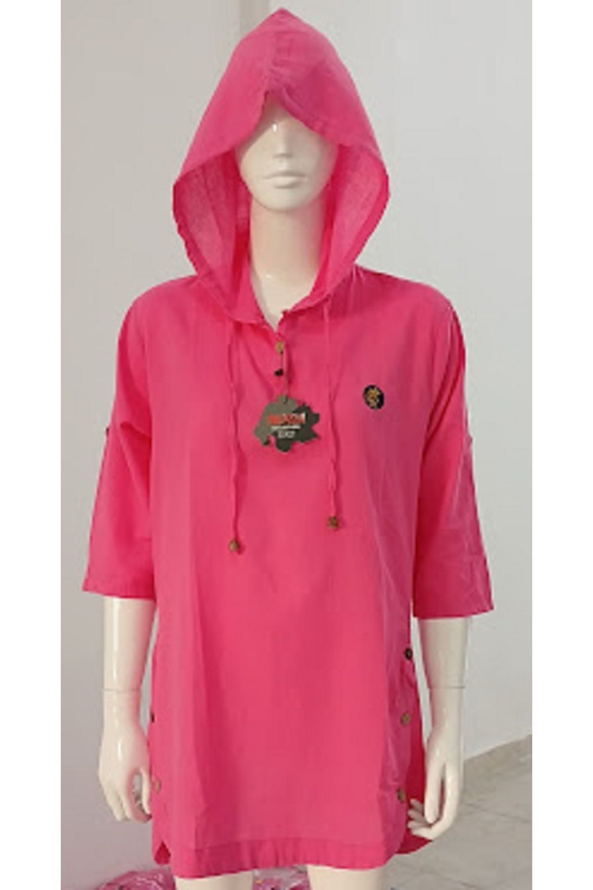 MODA kapuşonlu keten